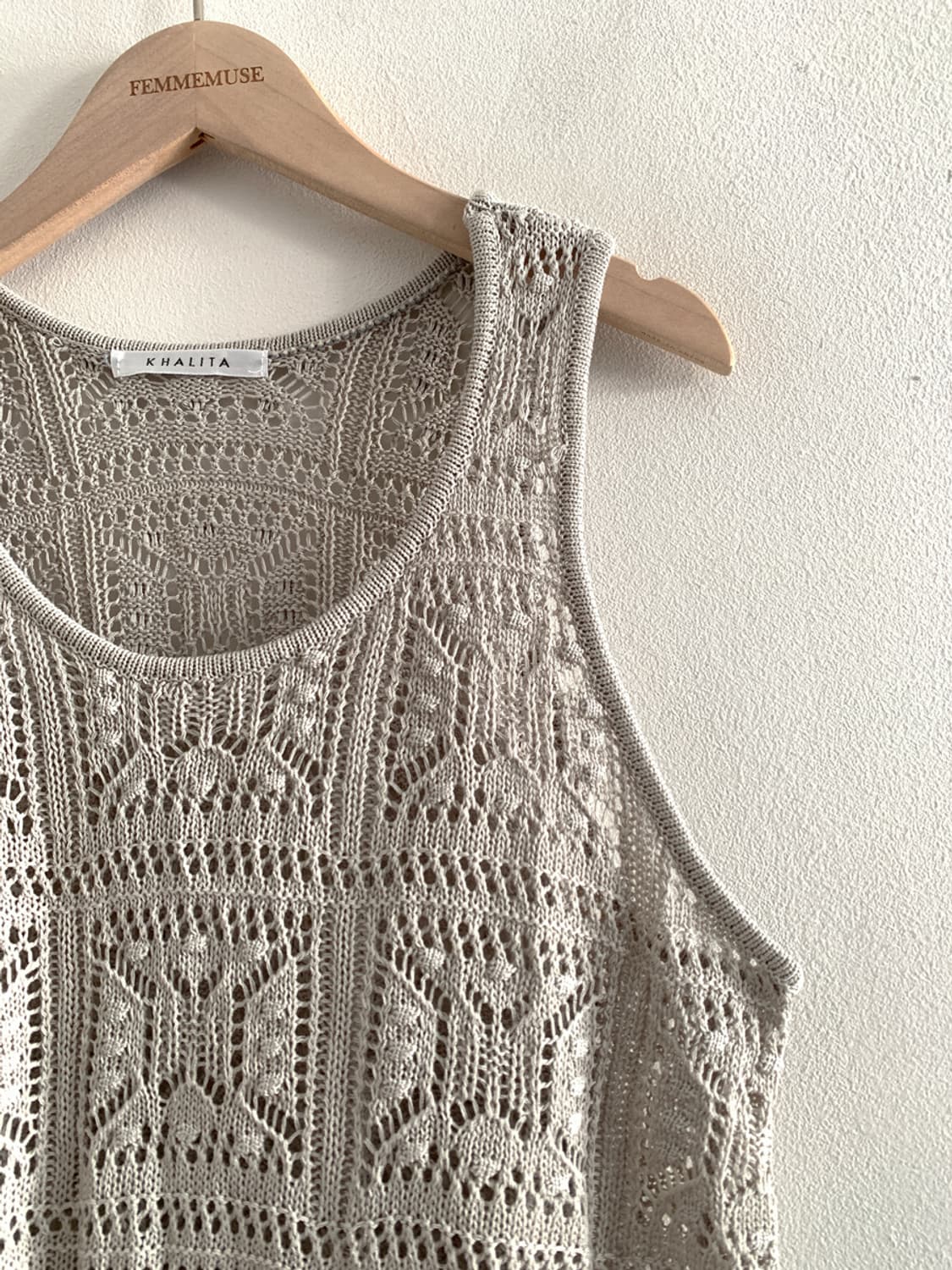 Mori Punching Frill Knit Top 상품이미지4
