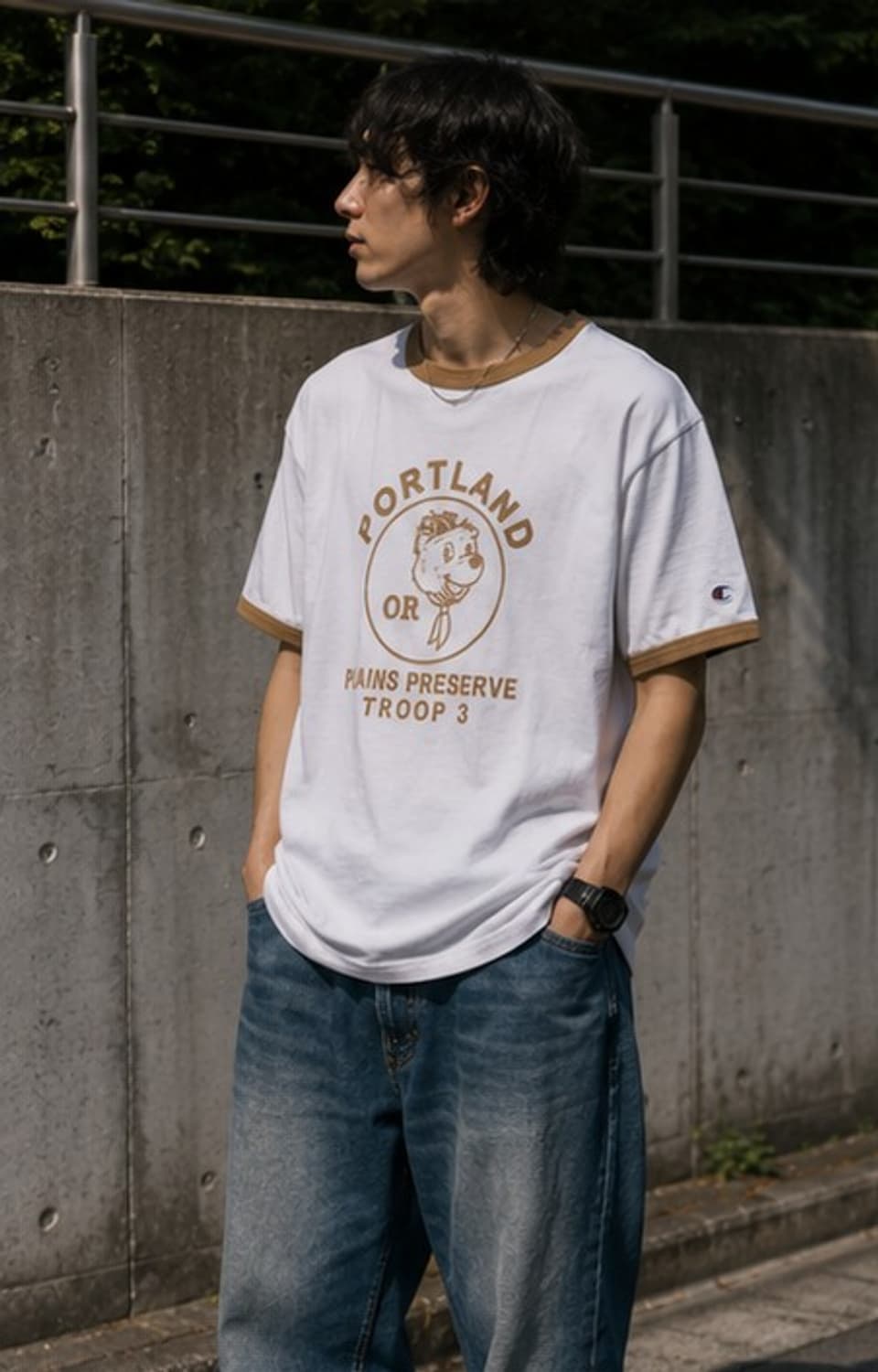 Champion Japan Ringer T-Shirt 상품이미지1