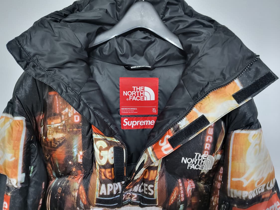 슈프림 노스페이스 타임스퀘어 패딩 정품 XL사이즈 상품이미지3