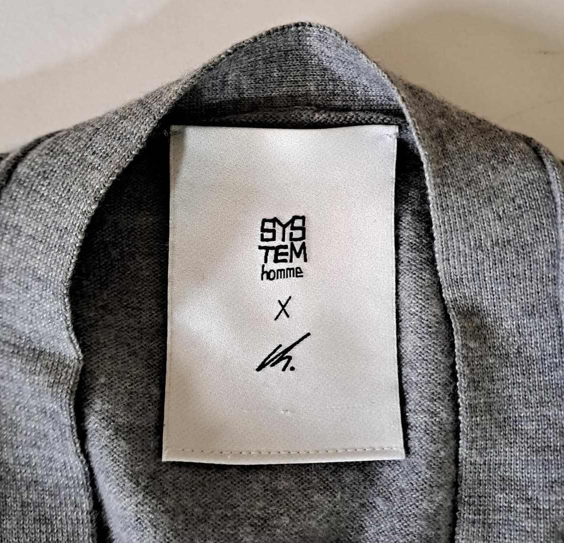 (택포) 시스템 X 권철화 콜라보 가디건 100 B138 상품이미지7