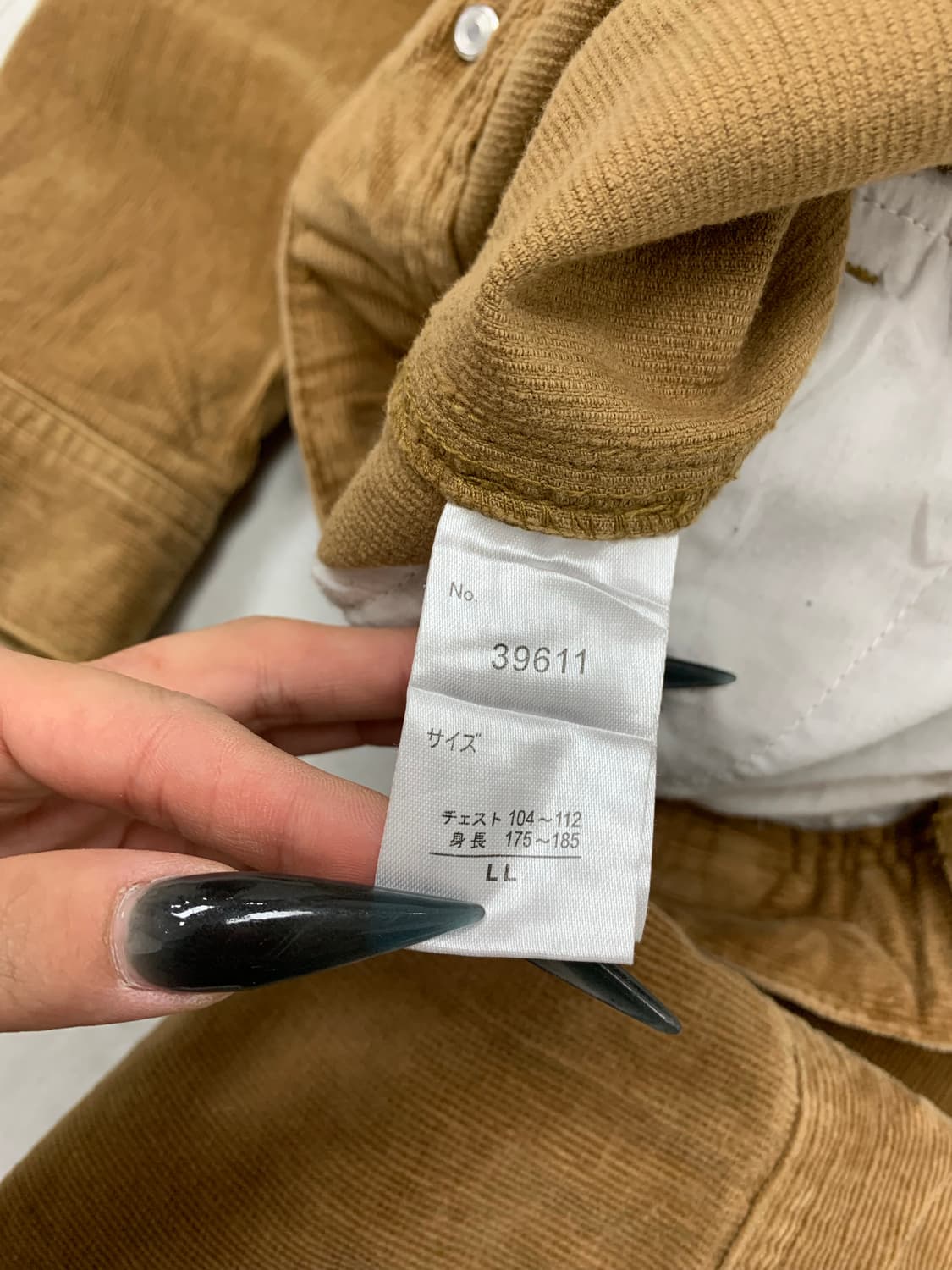 Nylaus jeans 베이지 코듀로이 자켓 #332 상품이미지5