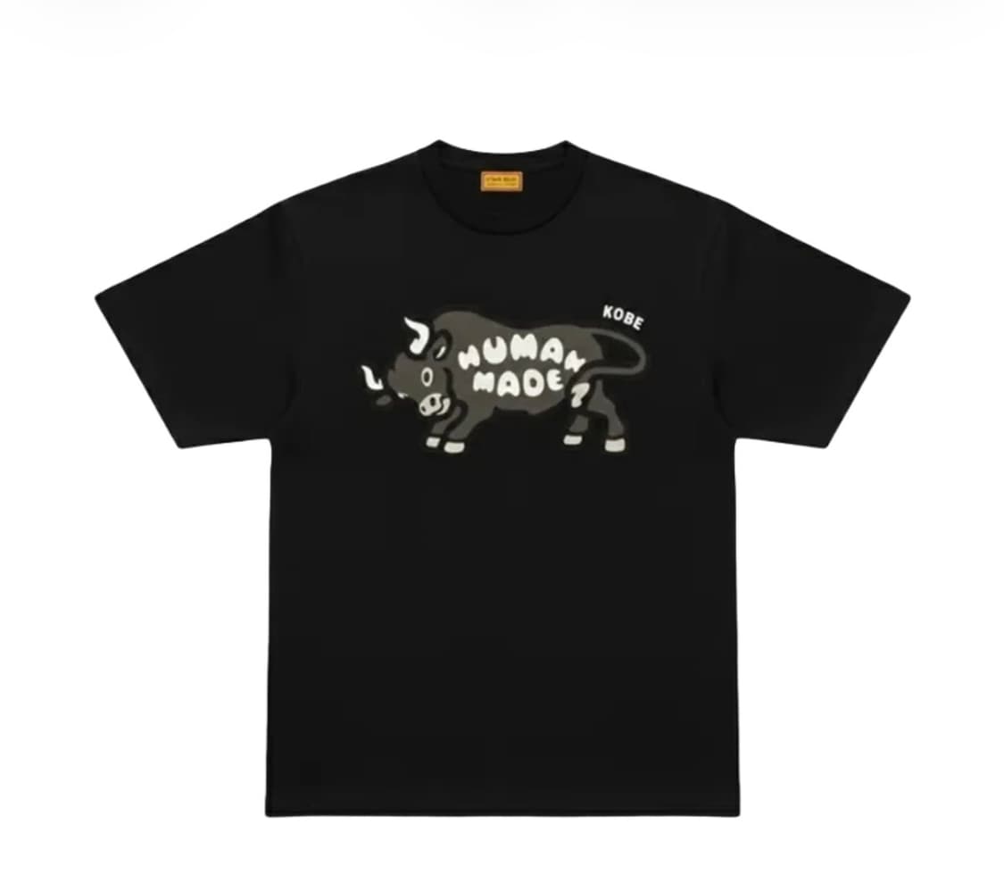 [L] 휴먼메이드 고베 티 블랙 상품이미지2