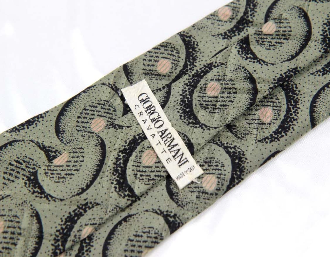 알마니 8.5cm A+등급 남자 명품 넥타이 상품이미지3