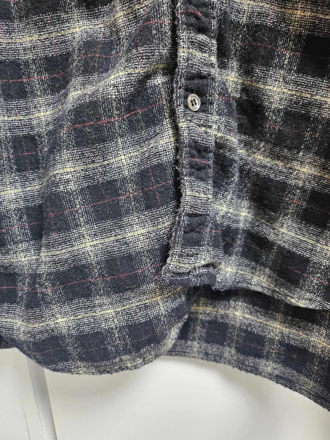 솔리드 옴므 언발란스 울셔츠 상품이미지3