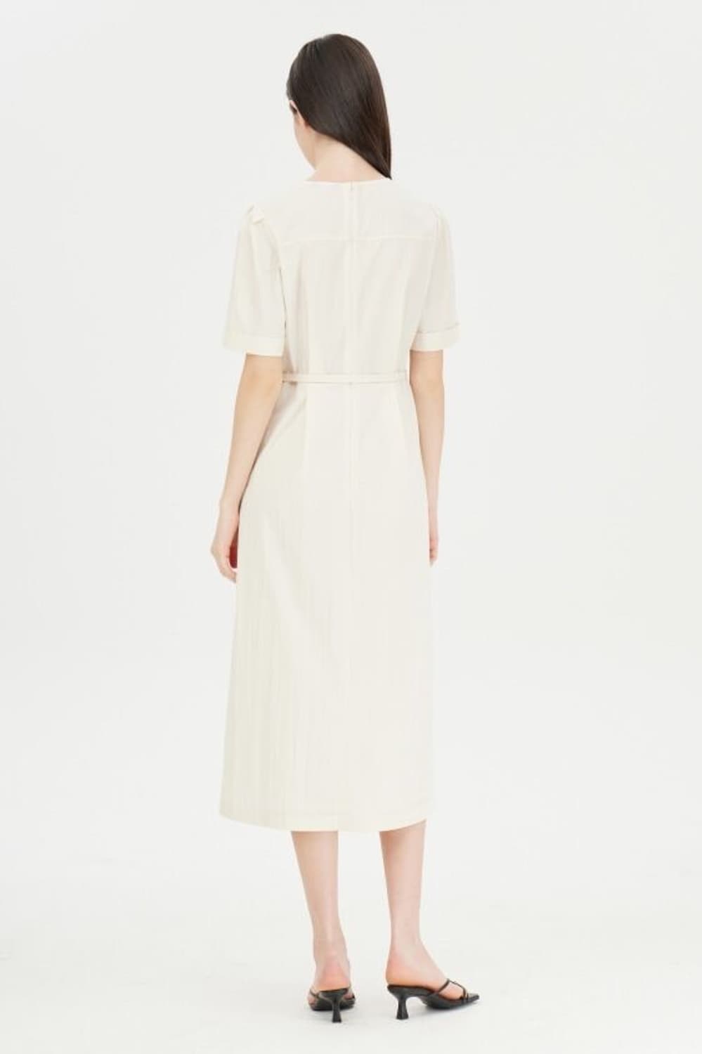 [시슬리] 여성 벨트 롱 원피스 / 국내55사이즈 상품이미지9