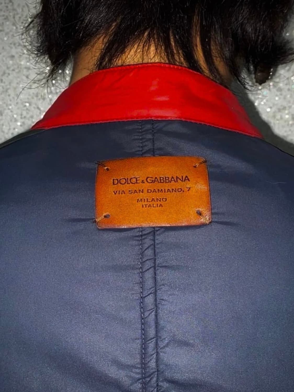 플리마켓 - 돌체앤가바나 나일론 레더 믹스 자켓 상품이미지3