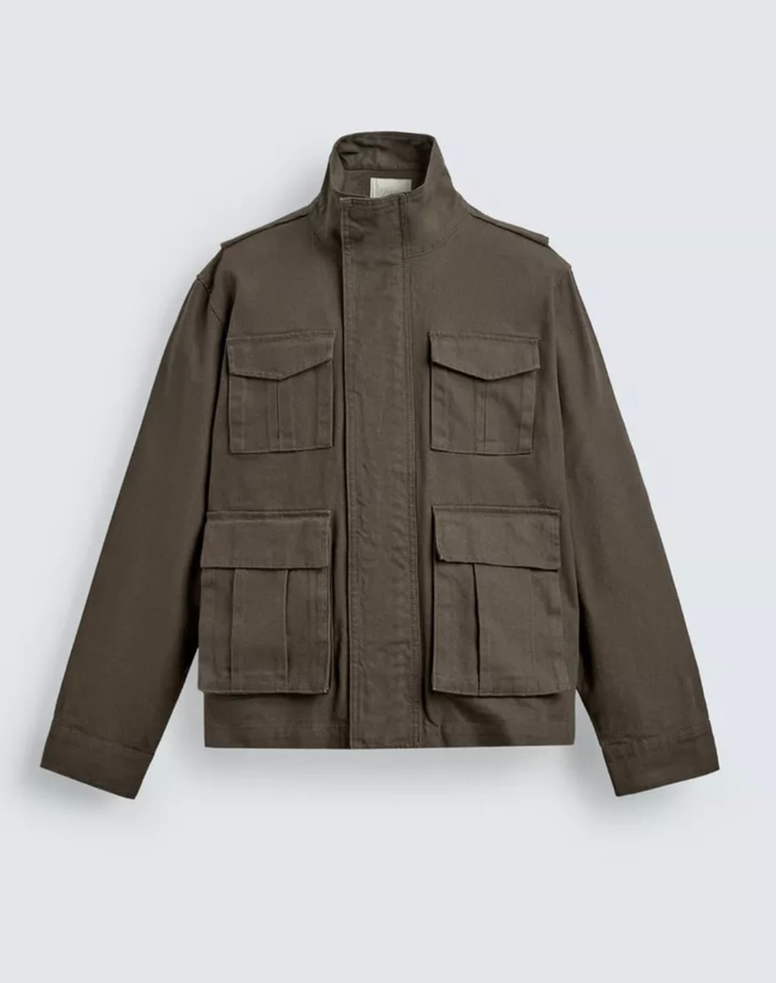 자라 캔버스 코튼 재킷 필드자켓 L 상품이미지1