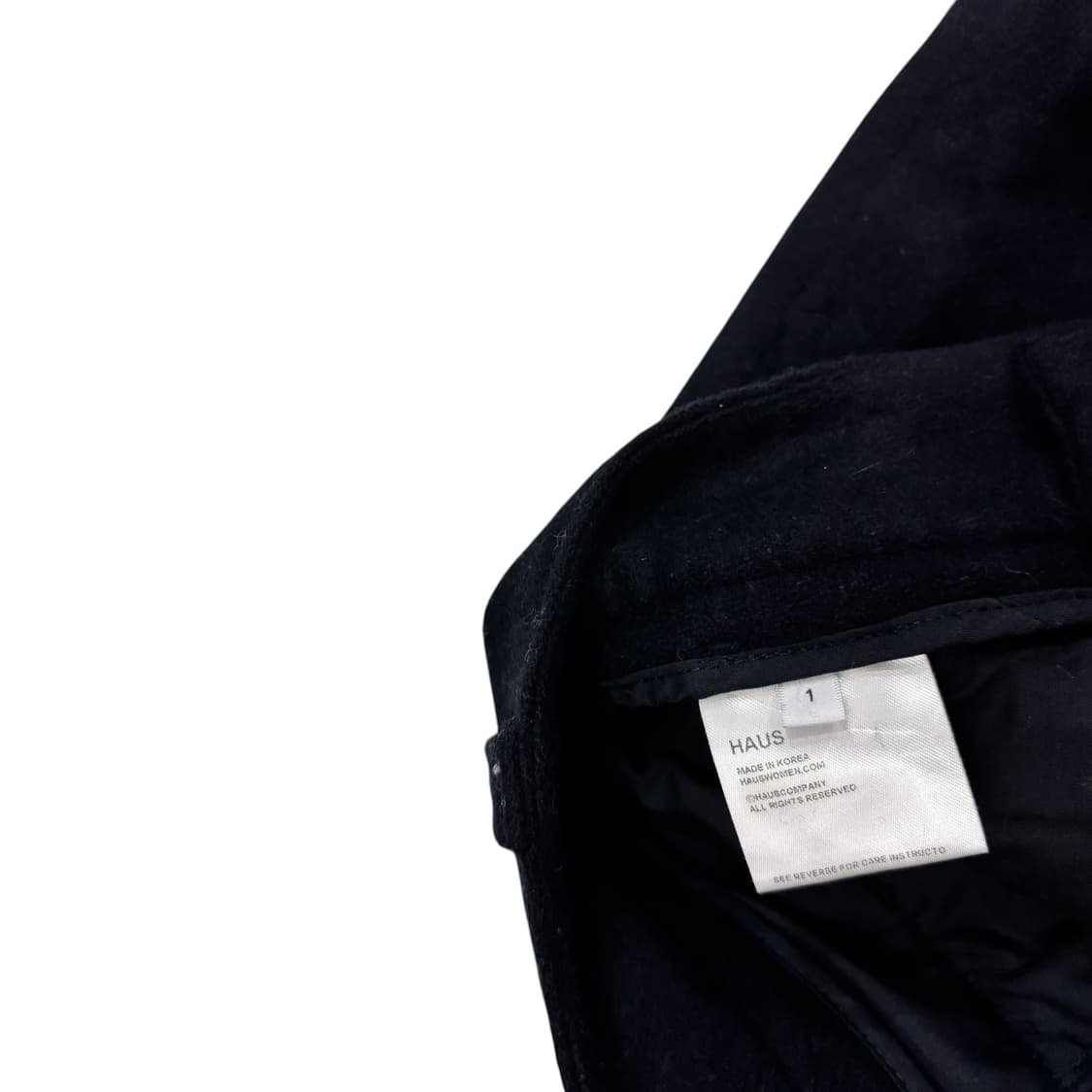 Haus 우먼 네이비 울 카고 팬츠 상품이미지4