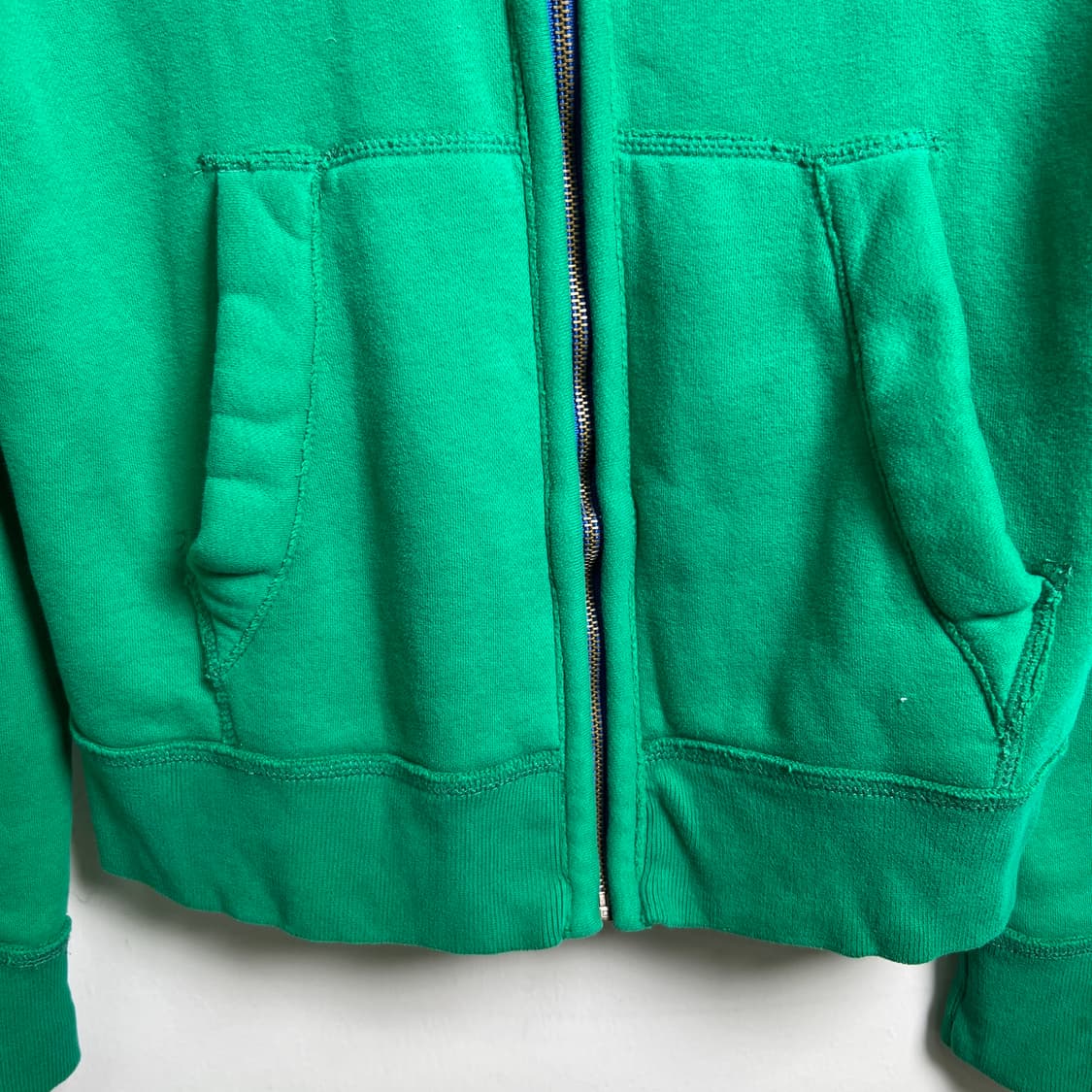 홀리스터 블루 로고 그린 후드집업 M 상품이미지5