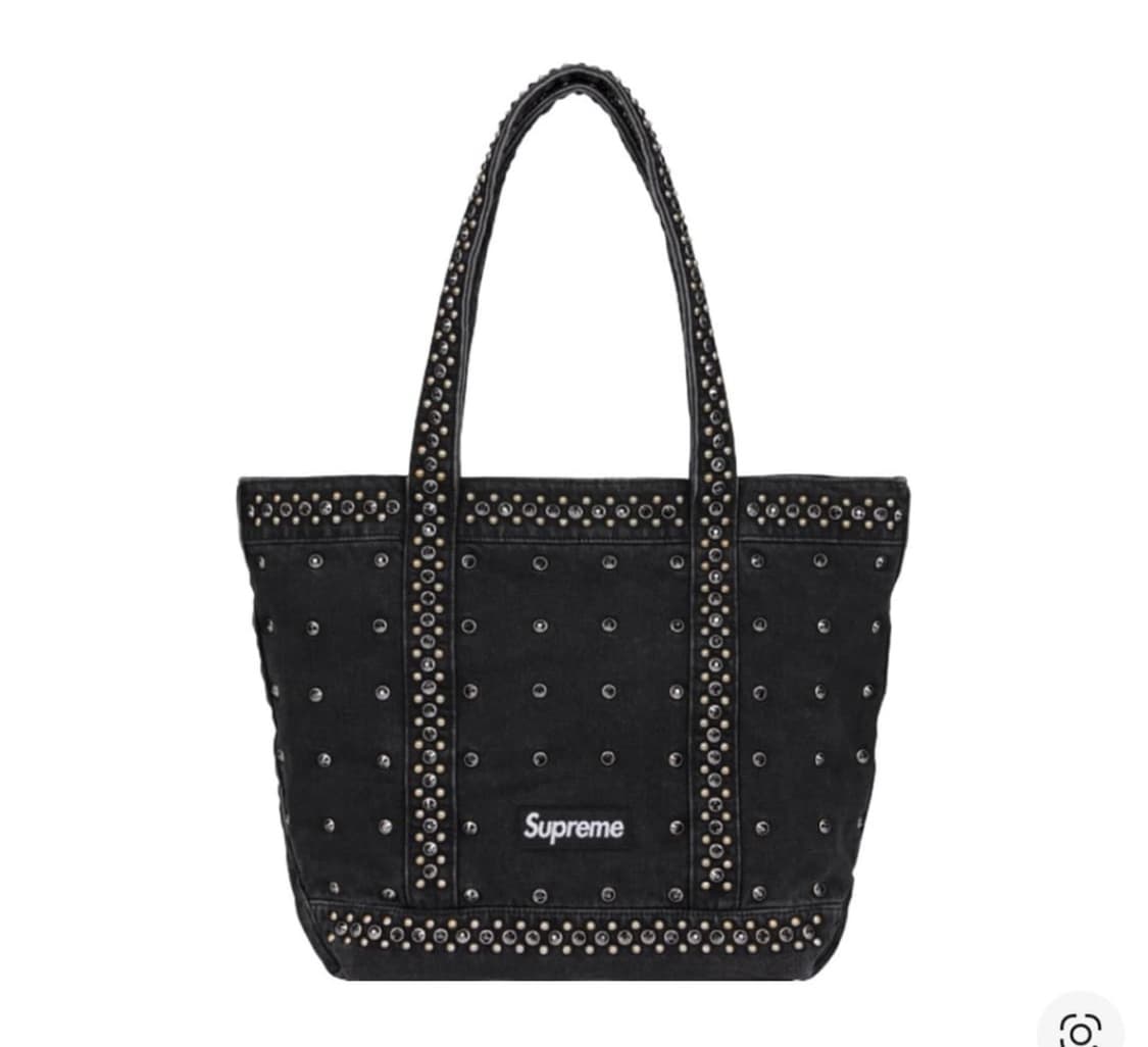 슈프림 x B.B. 사이먼 데님 토트백 블랙 - 25SS bb 사이먼 상품이미지1