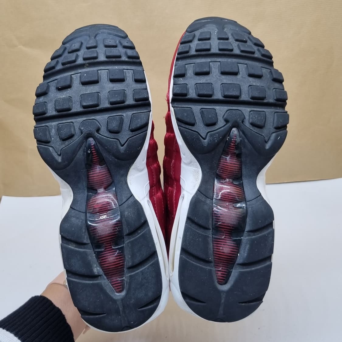 나이키 에어맥스95 XL레드크러쉬 버건디250. 상품이미지3