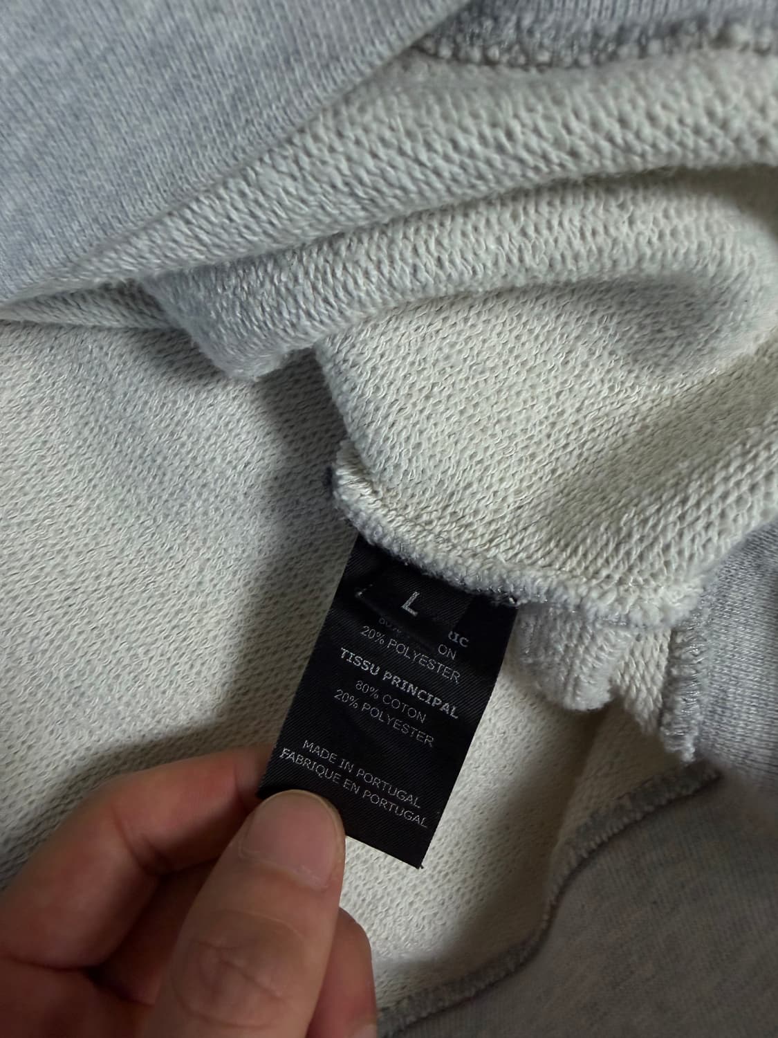 베트멍 타미힐피거 그레이 후드 L 상품이미지3