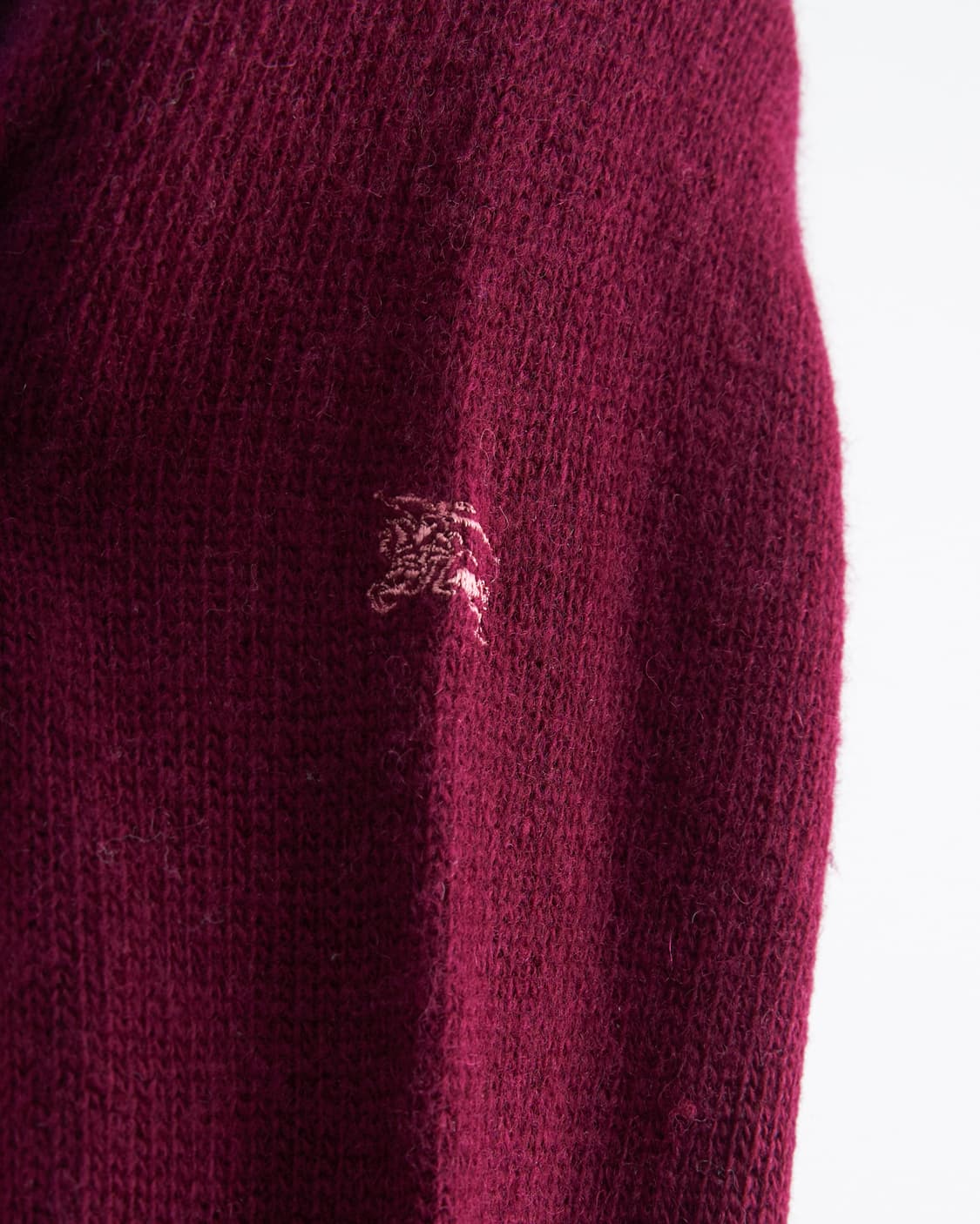 Burberry 노바체크 버건디 울 니트 상품이미지3