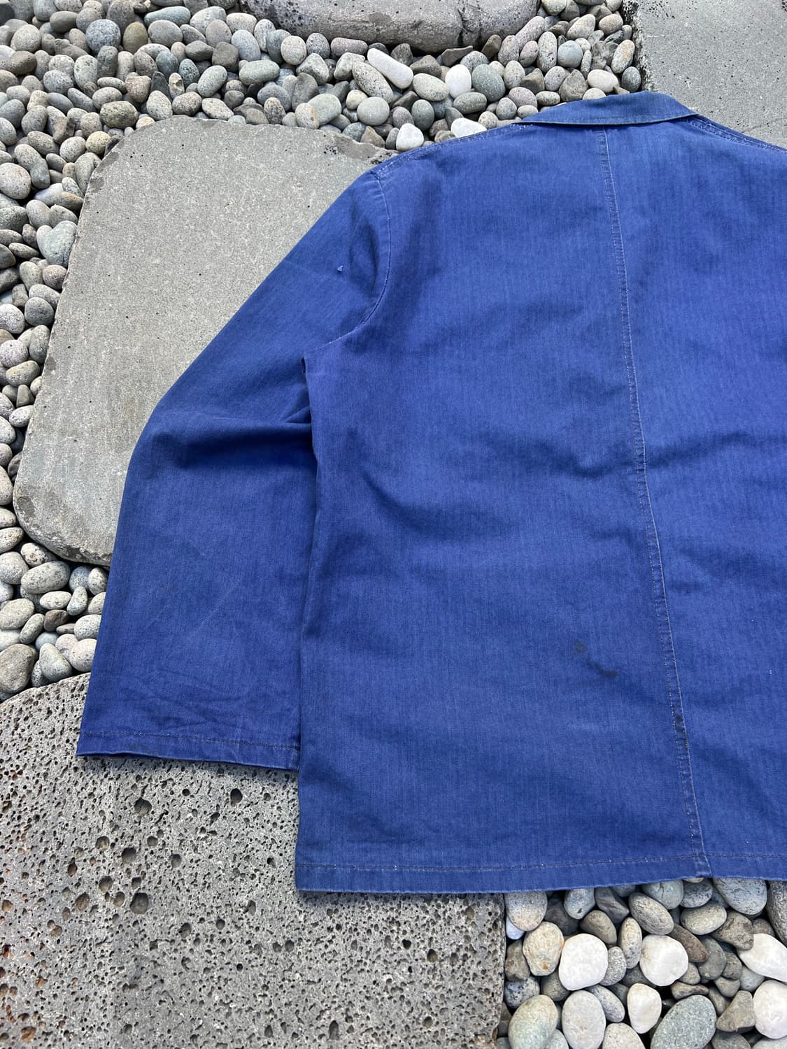 WASHING BLUE OLD HBT 헤링본트윌코튼 프렌치워크자켓 상품이미지9