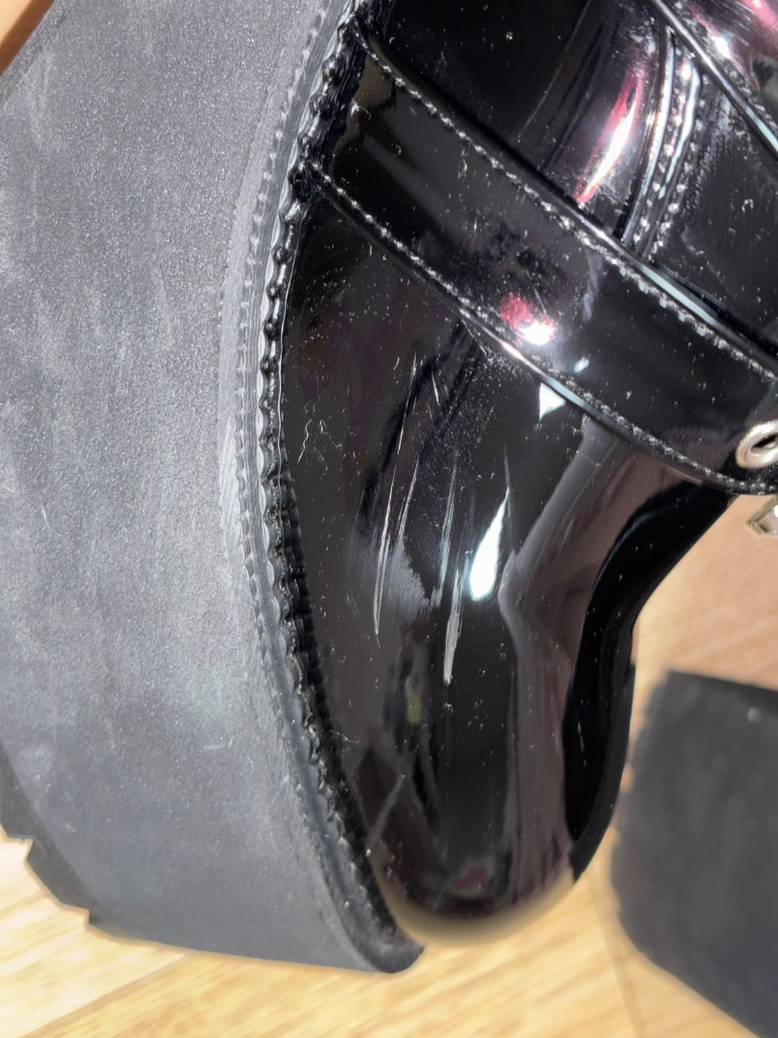 택포) 버블즈 더블 비쥬 통굽 9.5cm 40 양산형 지뢰계 양지뢰  상품이미지5