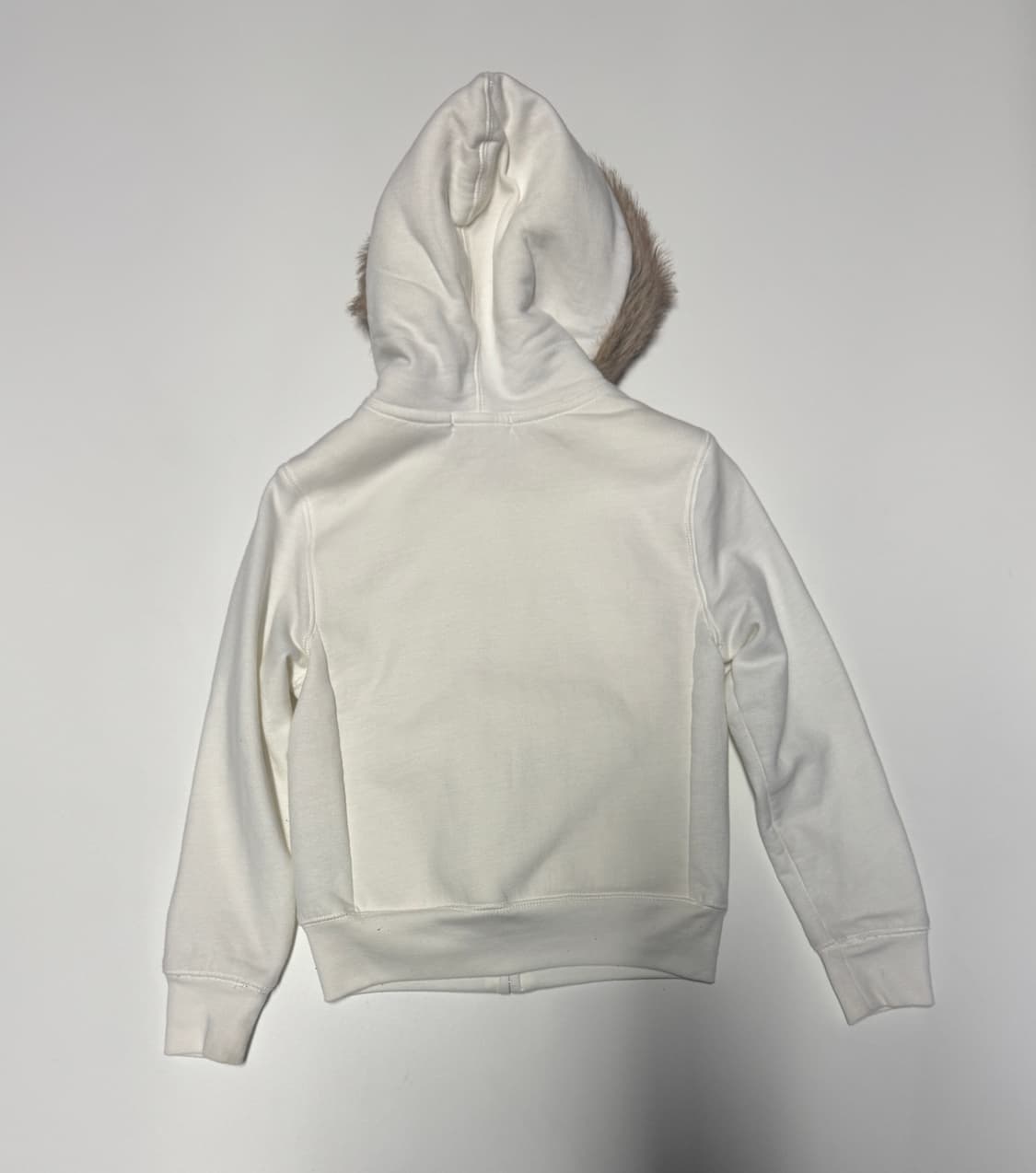 GAP 키즈 쉐르파 보아털 후드집업 화이트 120 상품이미지2