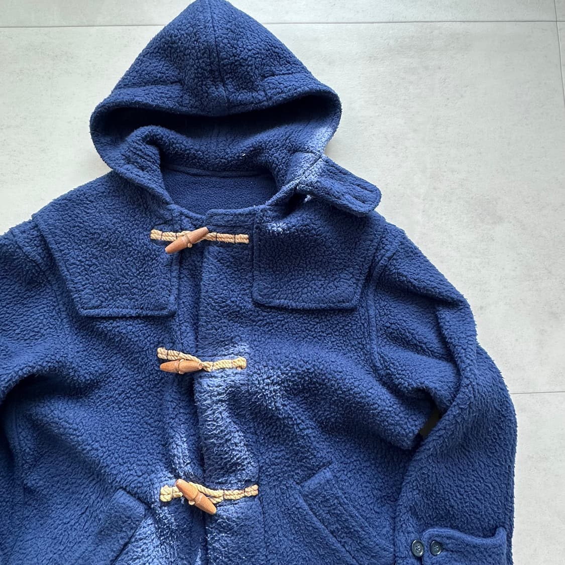 베이프 포스트오버롤즈 플리스 더플 코트 상품이미지3