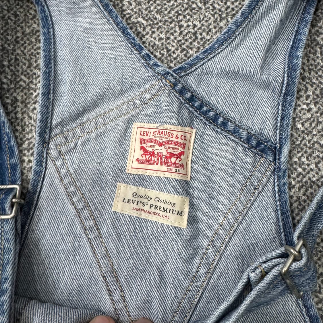 리바이스 워크 멜빵 오버롤 상품이미지5