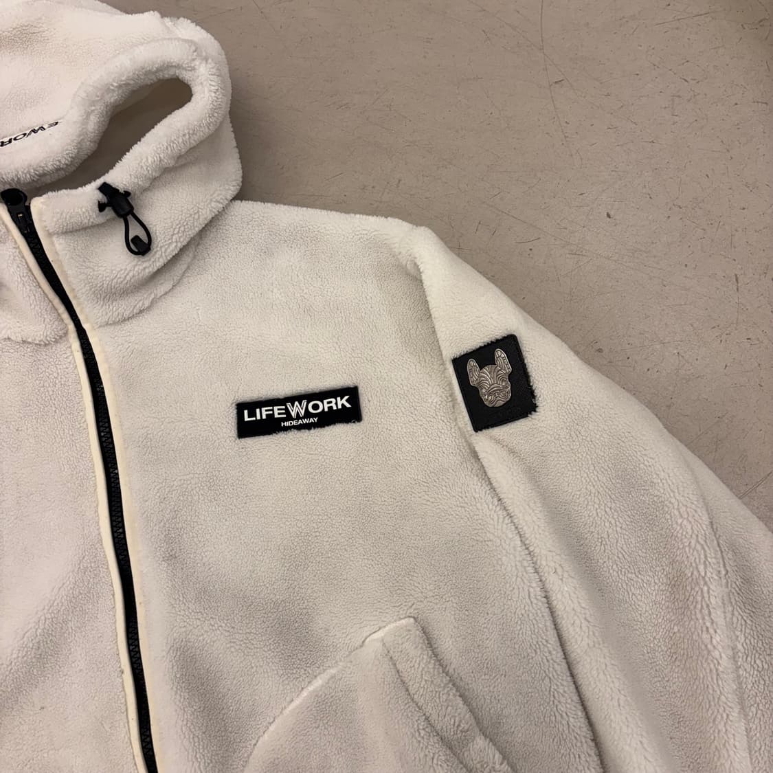 라이프워크 뽀글이 후리스 집업 상품이미지2