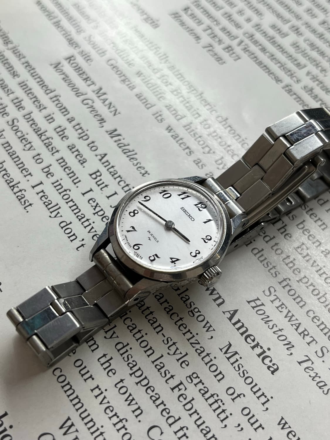 세이코 2220-0020 수동 여성용 빈티지 시계 상품이미지2