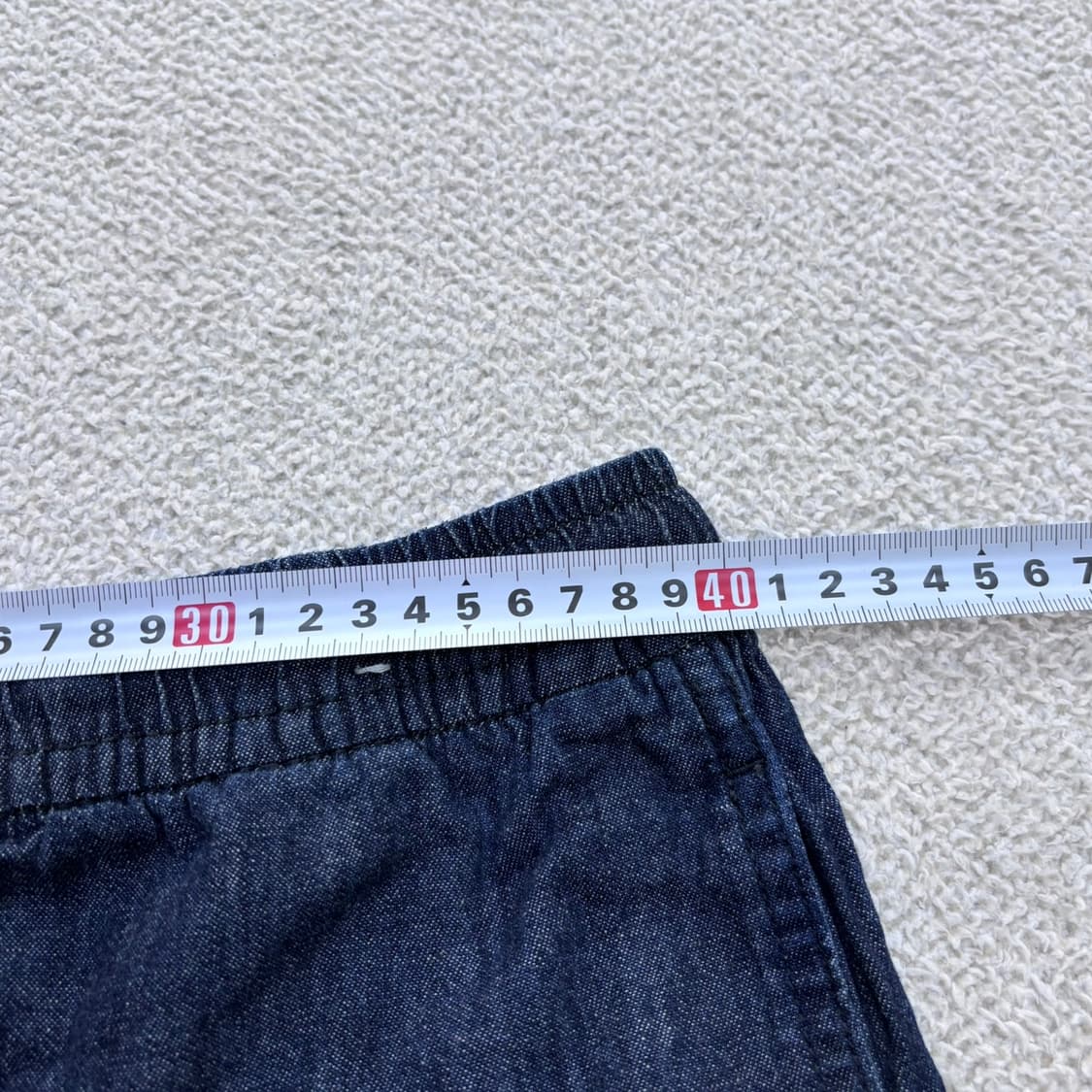 L 탑텐 여성 네이비 반바지 0420E 상품이미지5