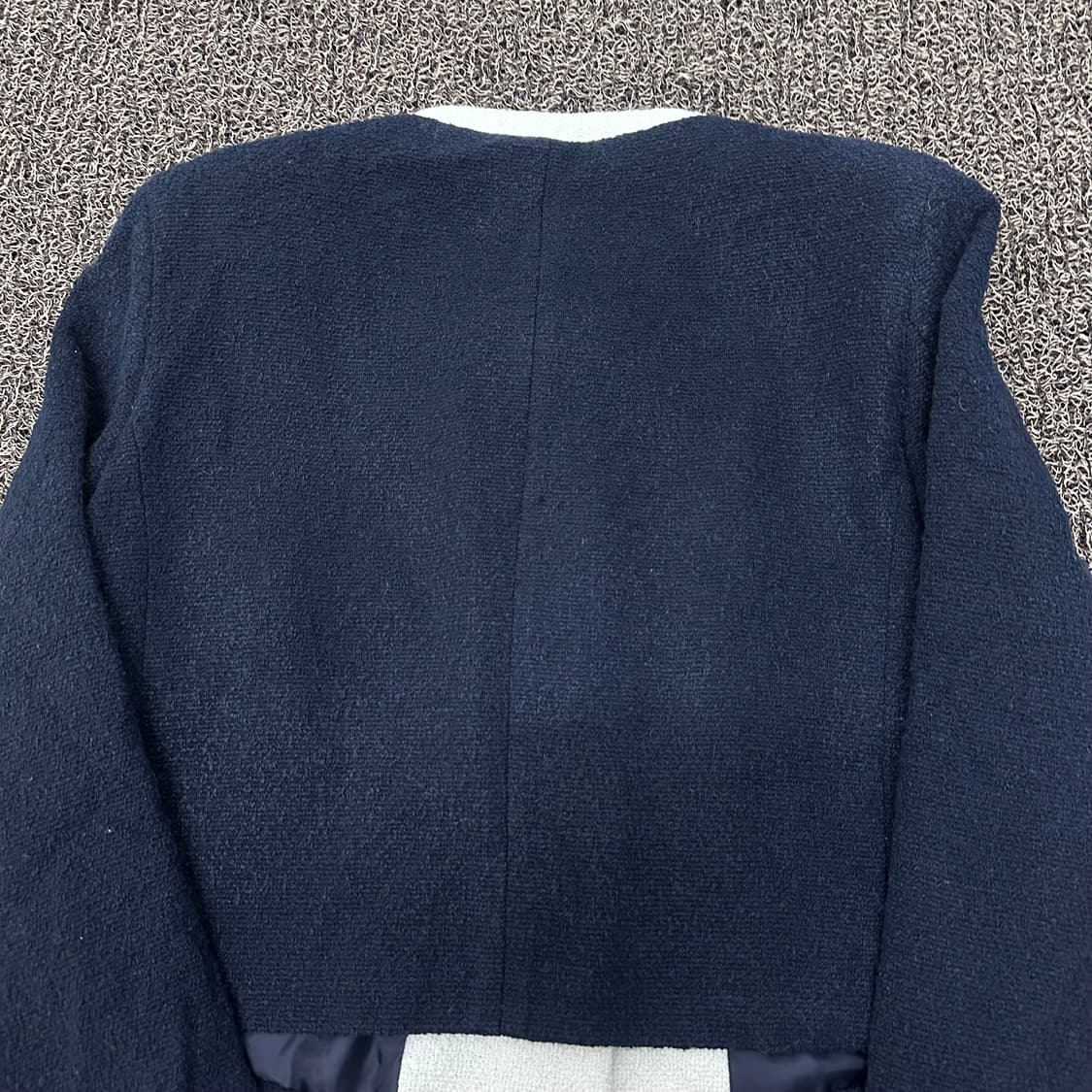 TILLIDIE 틸아이다이 여성 트위드 자켓 네이비 M 상품이미지8