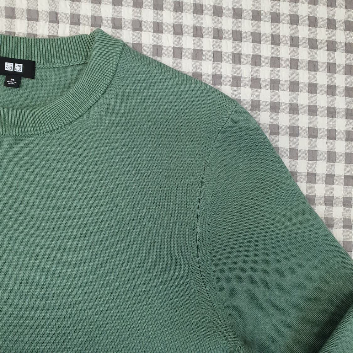 유니클로 긴소매 면니트 남자95~100 상품이미지3