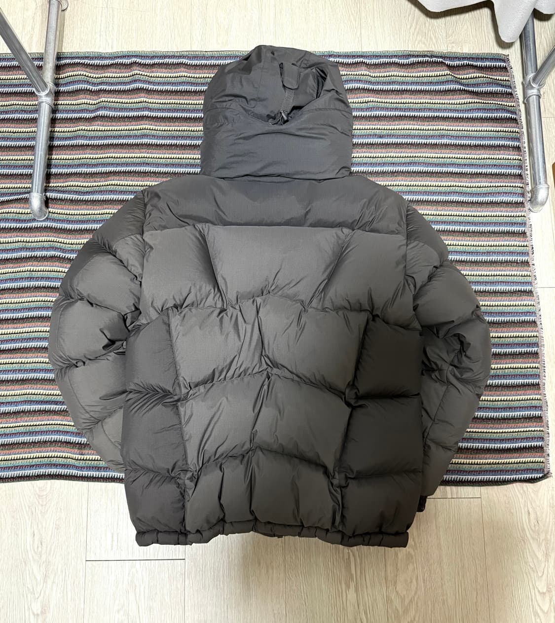 몽벨 구스다운 패딩 푸퍼 그레이 상품이미지4