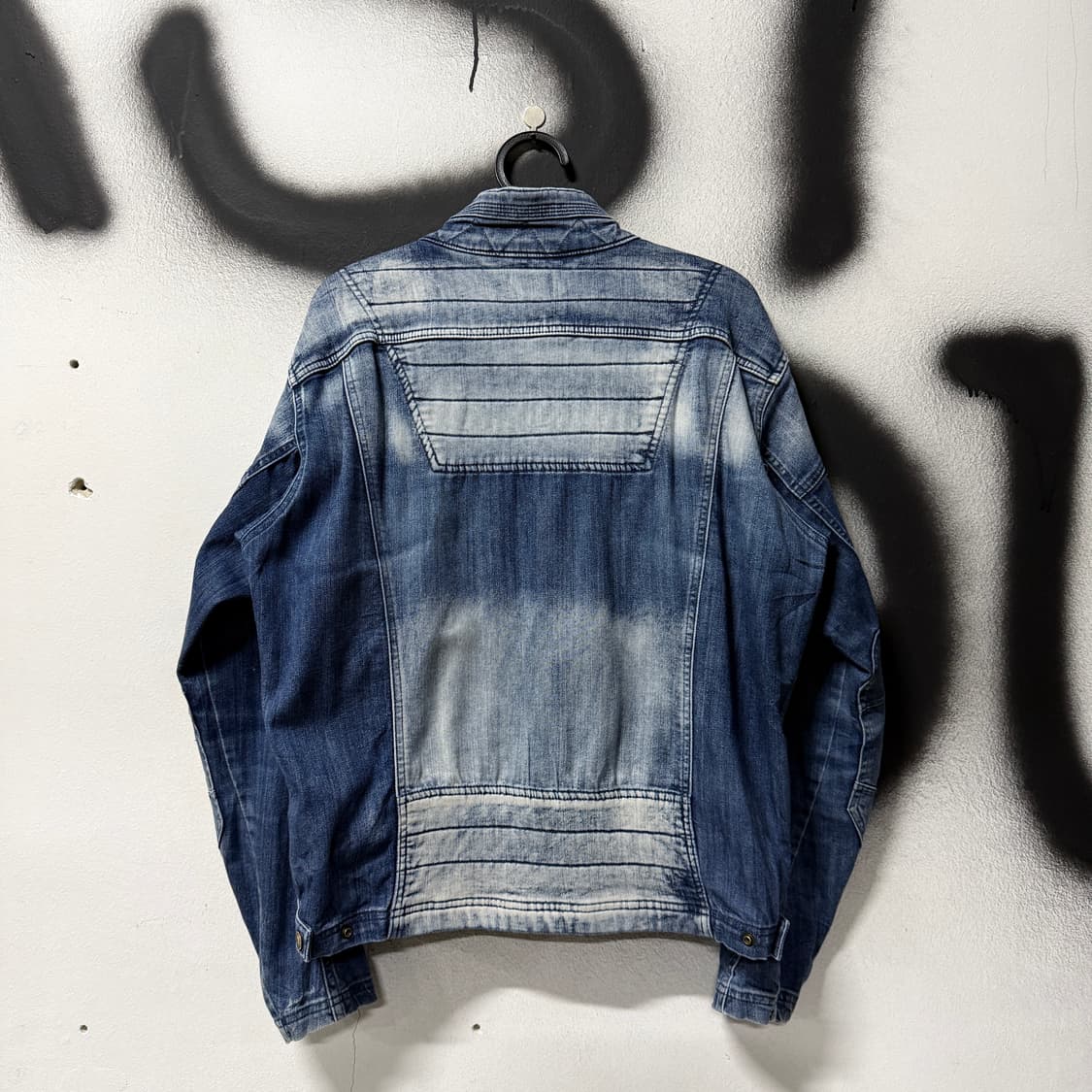 Cordura 코듀라 빅사이즈 데님 바이커 자켓 상품이미지2