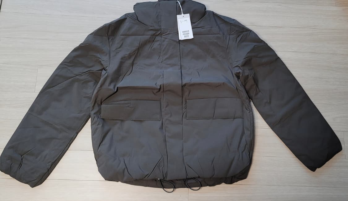 코스 패디드 푸퍼 패딩(다크브라운, 32사이즈)(오라리맛 패딩) 상품이미지3