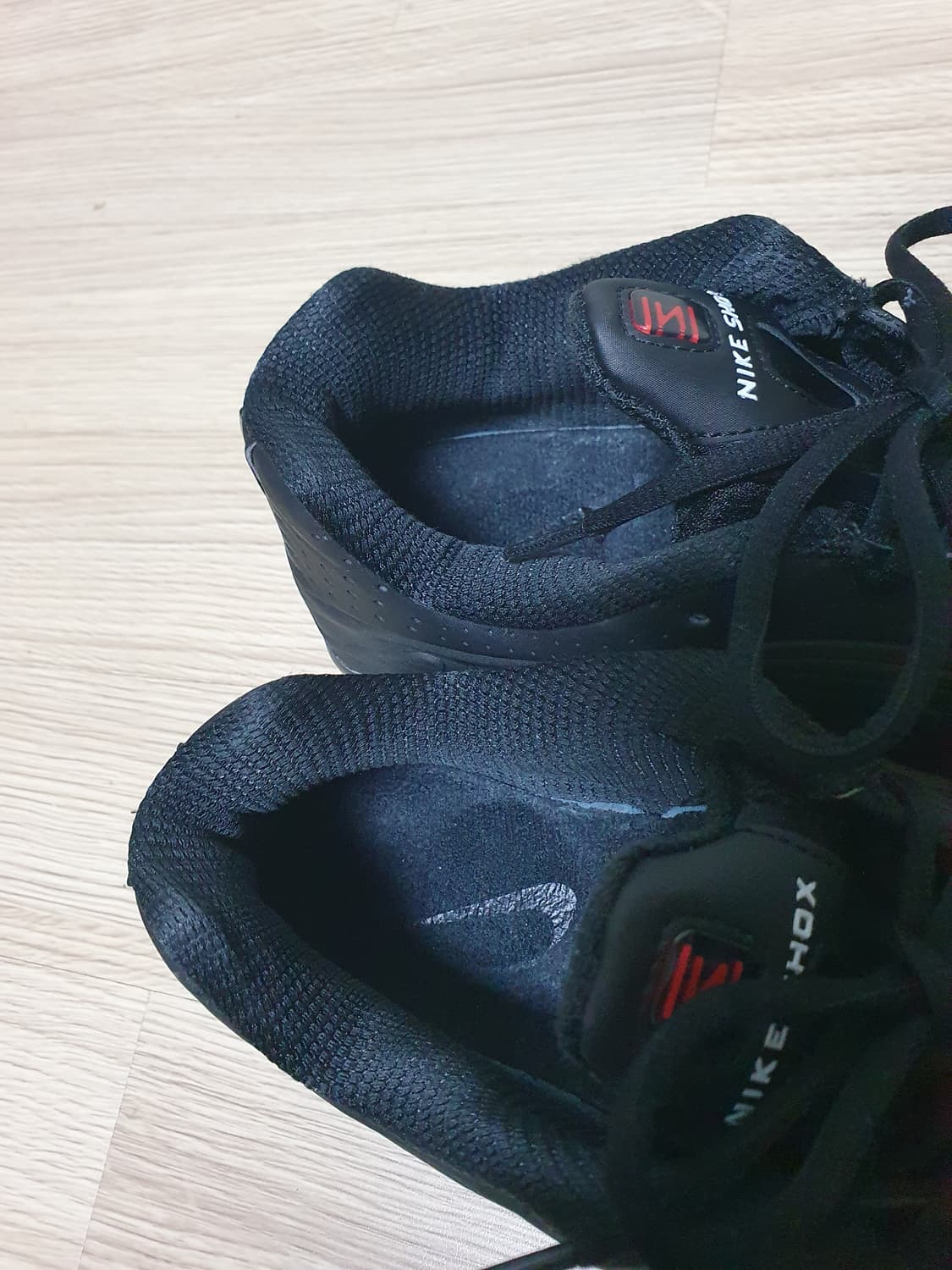 나이키 샥즈 R4 블랙 운동화 270 상품이미지8