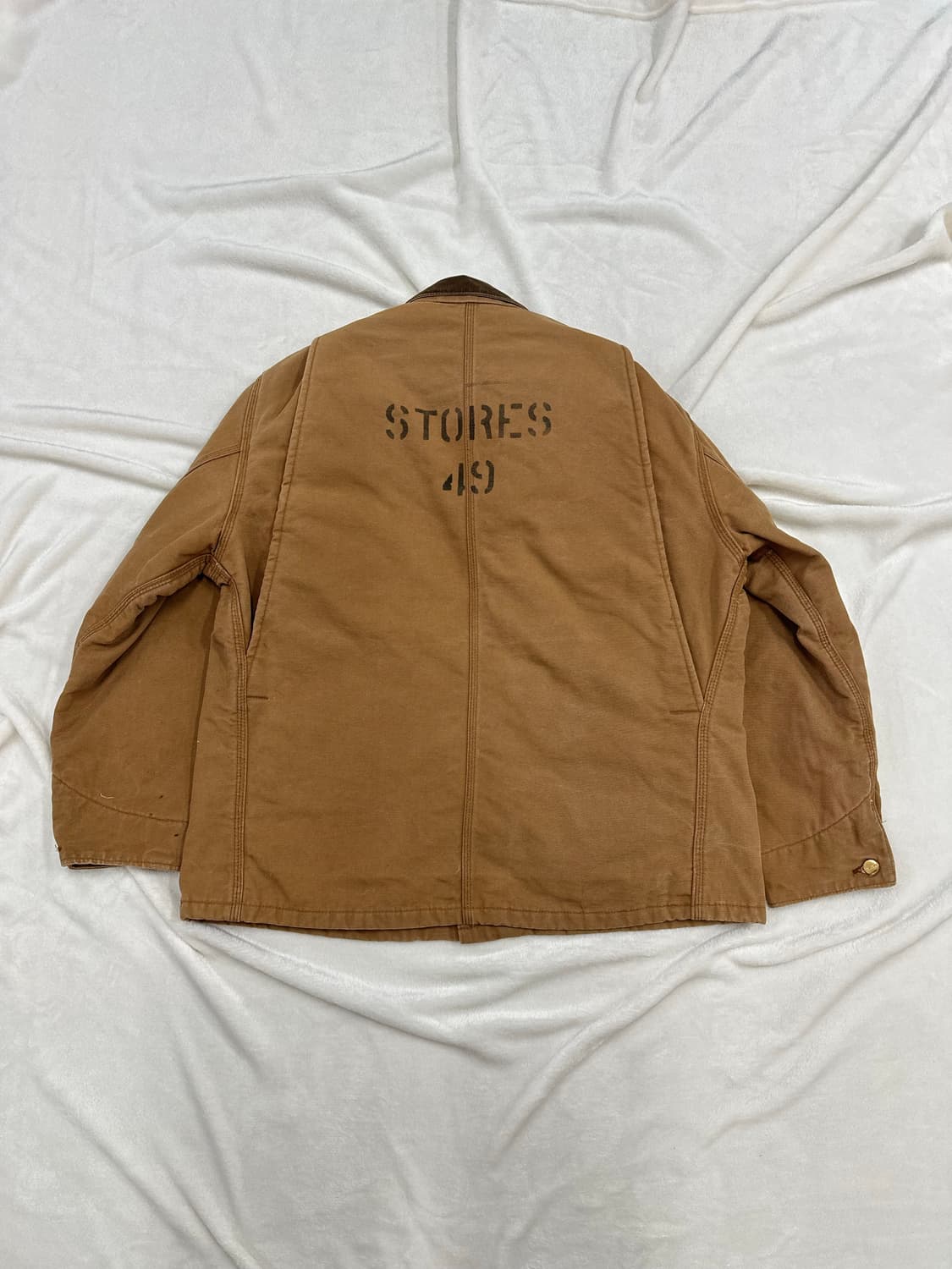 (46)70-80s 칼하트 USA 덕 초어 자켓 브라운 상품이미지9