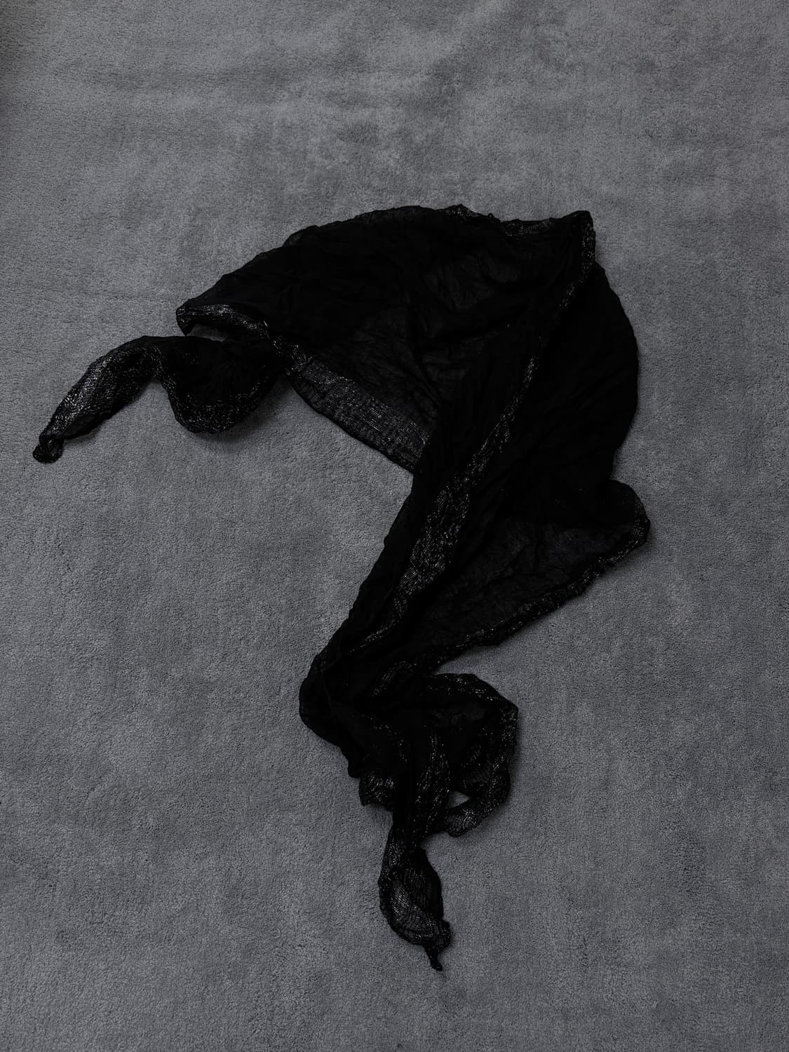 Vintage minial grunge mood scarf 상품이미지2