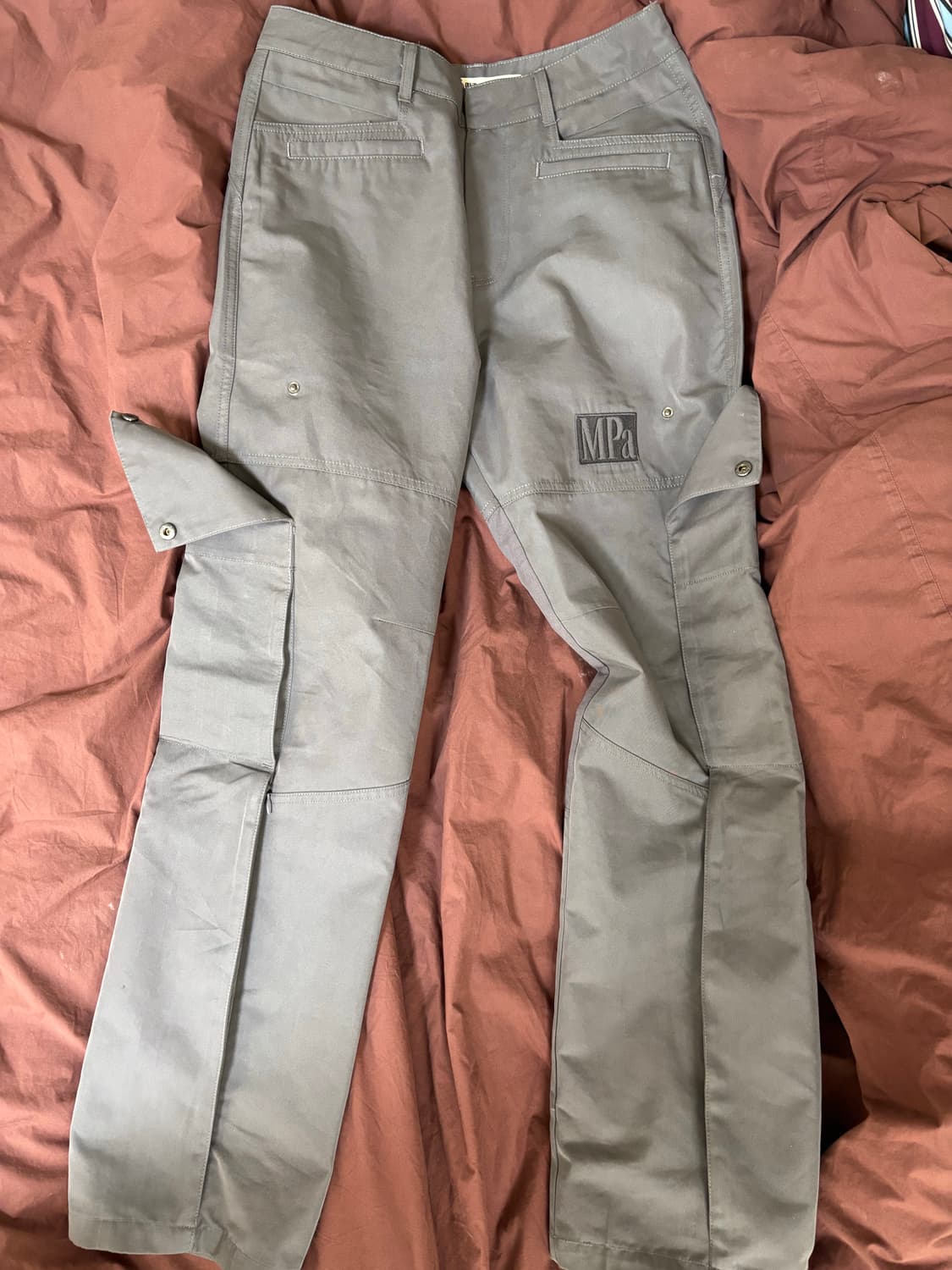 [S] Multi Panel Cargo Pants Gray 상품이미지5