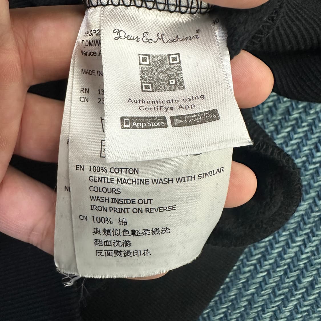 [L] 데우스 엑스 마키나 맨투맨 상품이미지4