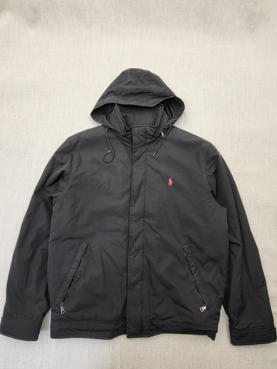 폴로 랄프로렌 블랙 후드 자켓 L 상품이미지1
