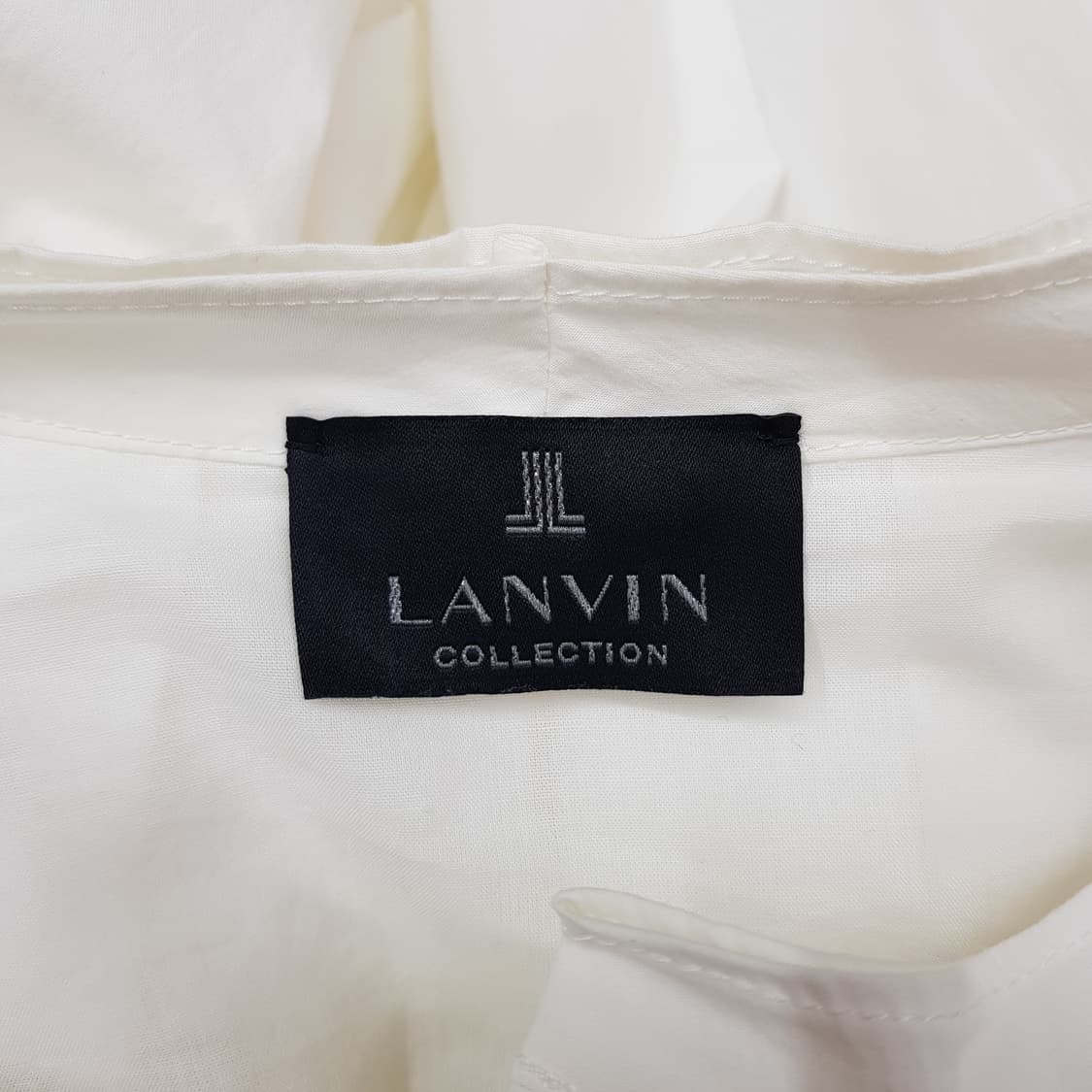 한섬 랑방 2022 볼륨 슬리브 셔링 블라우스 M사이즈 상품이미지6