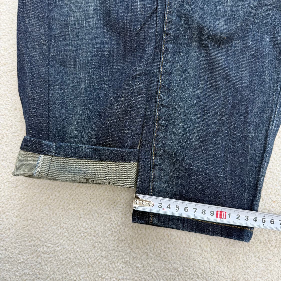 [33] 데님앤서플라이 진청 워싱 데님 팬츠 청바지 3702 상품이미지9