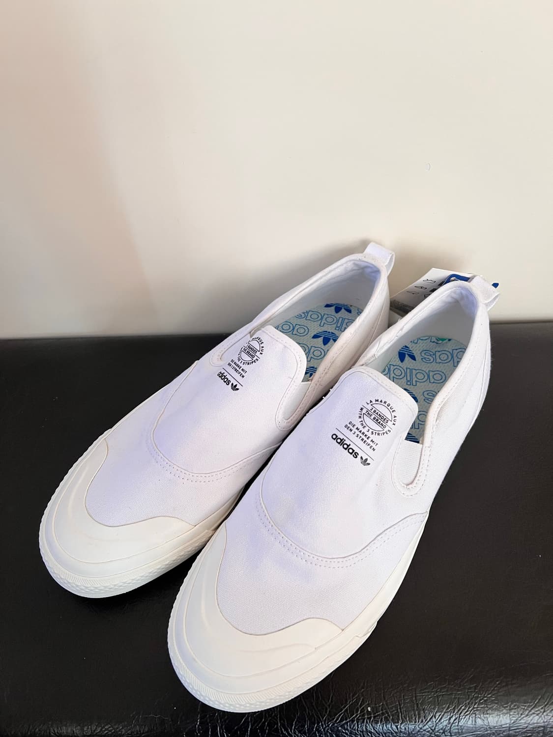 아디다스 니짜 슬립온 화이트 남성 새상품 상품이미지2