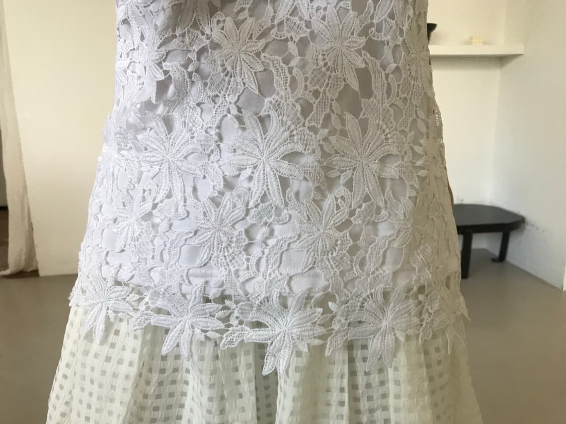 vintage ivory lace top 상품이미지8