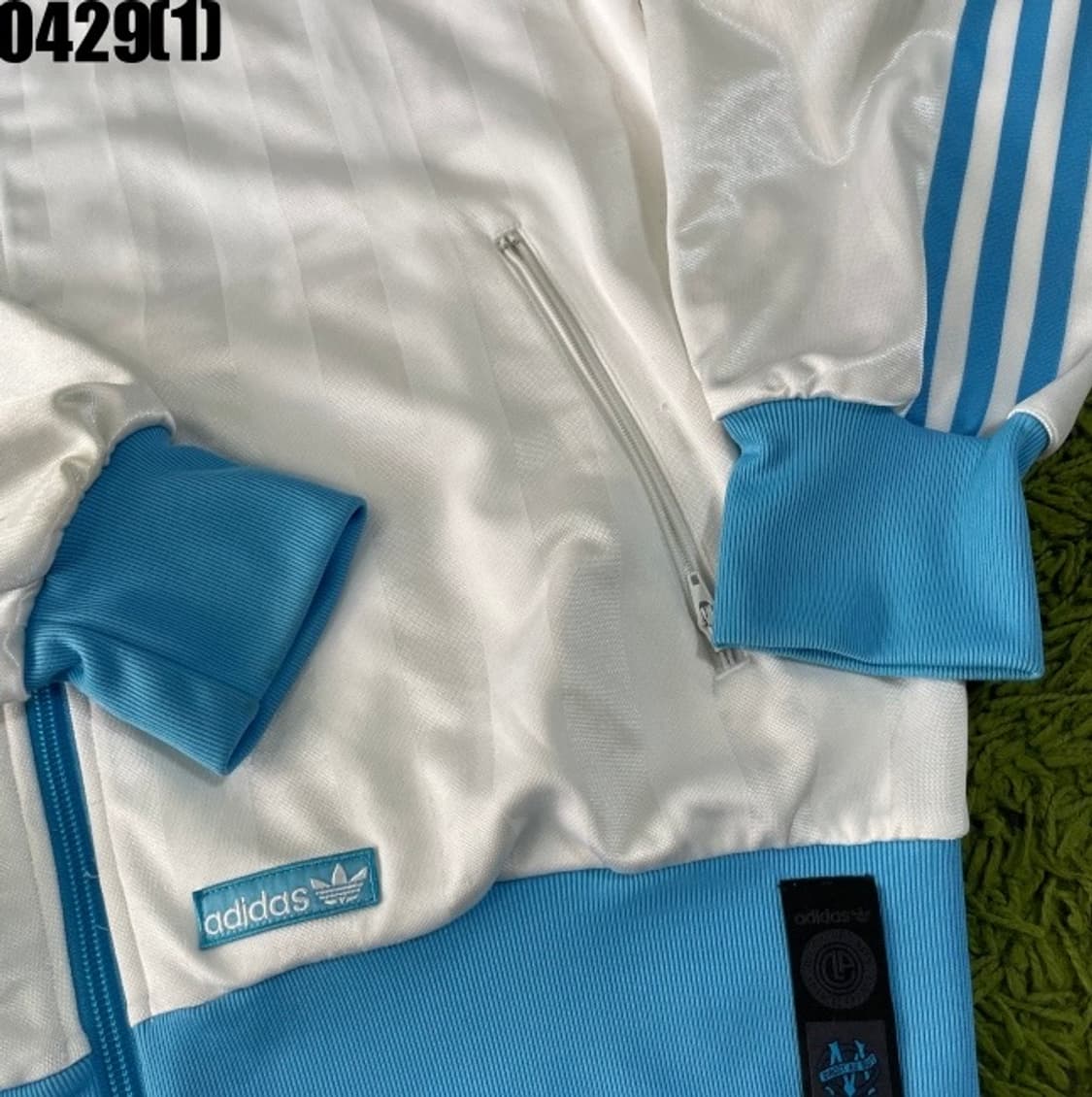 아디다스 파이어버드 져지집업 화이트 상품이미지4