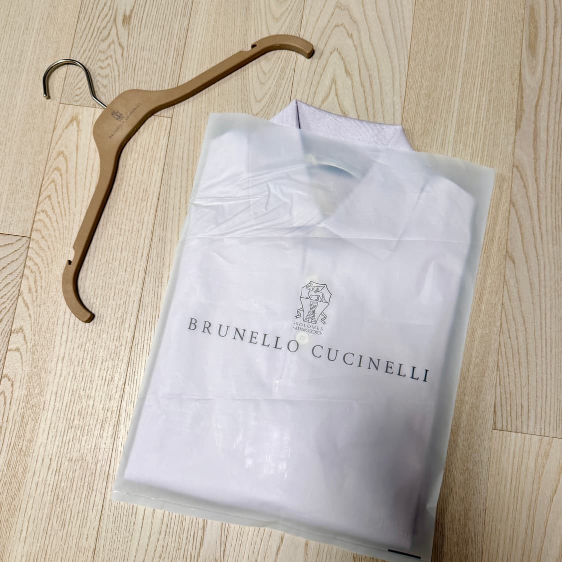 브루넬로 쿠치넬리 / 폴로 카라 니트  / 54 (105 이상) 새상품 상품이미지4