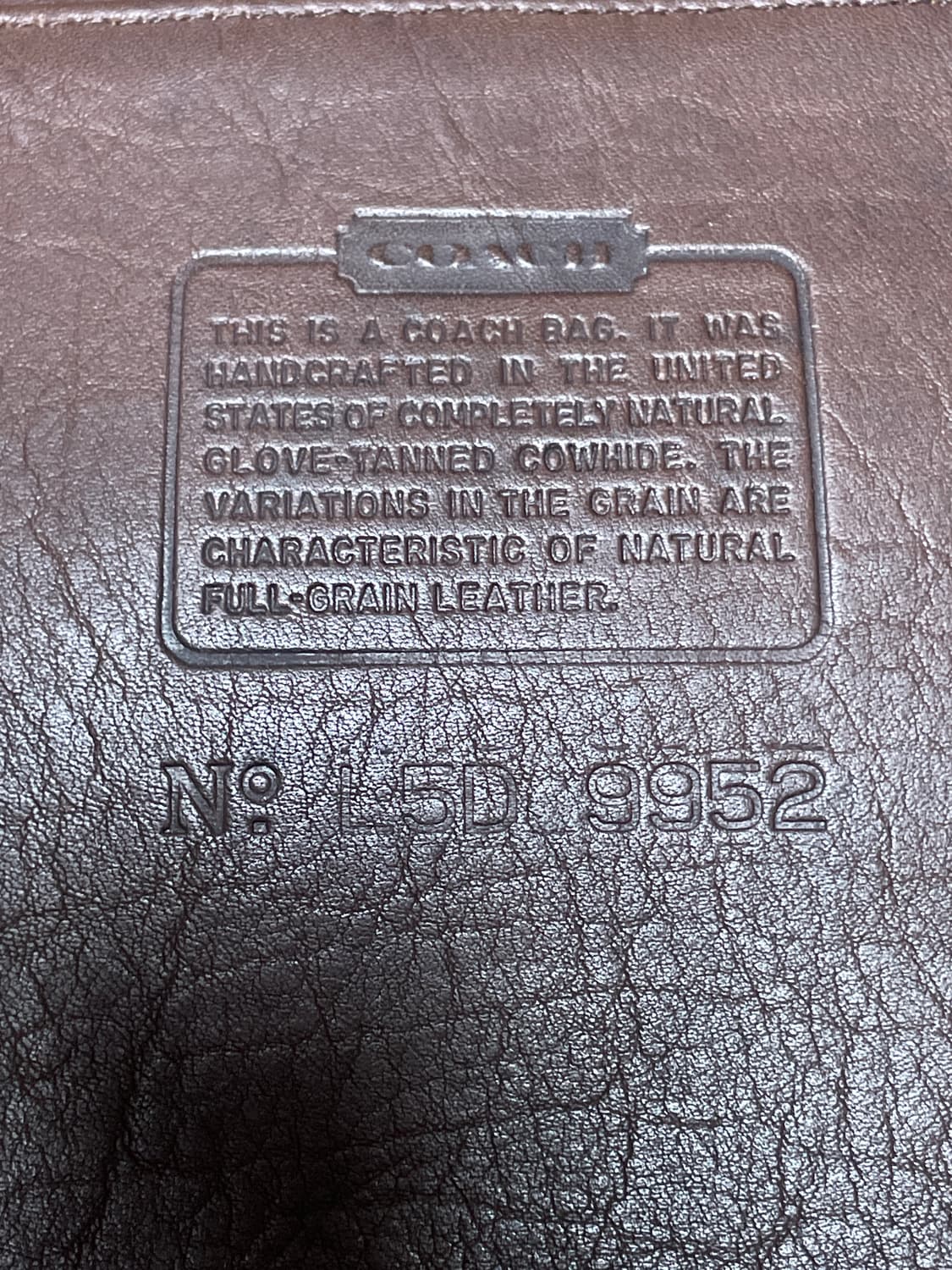 올드 코치 빈티지 코치 통가죽 버킷백 lulas legacy 상품이미지3