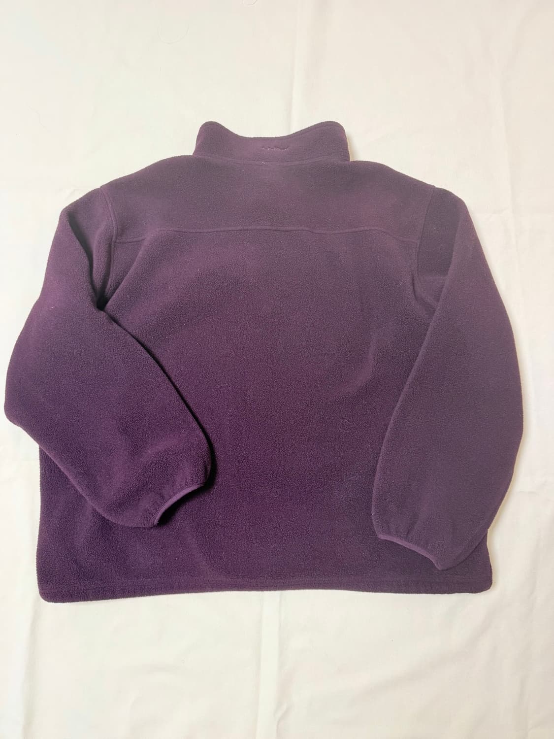 엘엘빈 헤비 플리스 풀오버 버건디 90s 상품이미지3