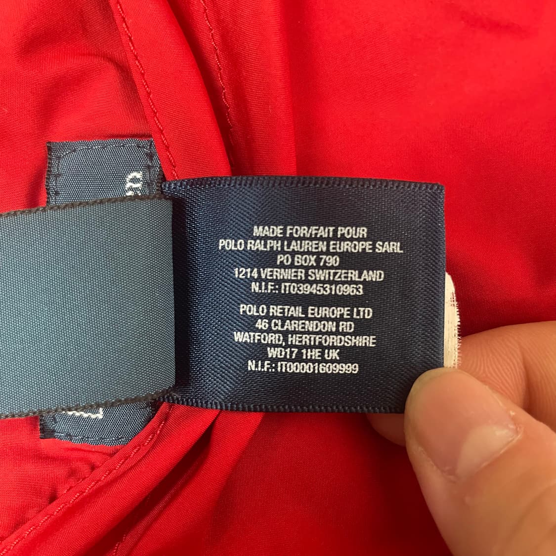 폴로 랄프로렌 리버시블 레드 포니 블랙 베스트 푸퍼 XL 상품이미지7