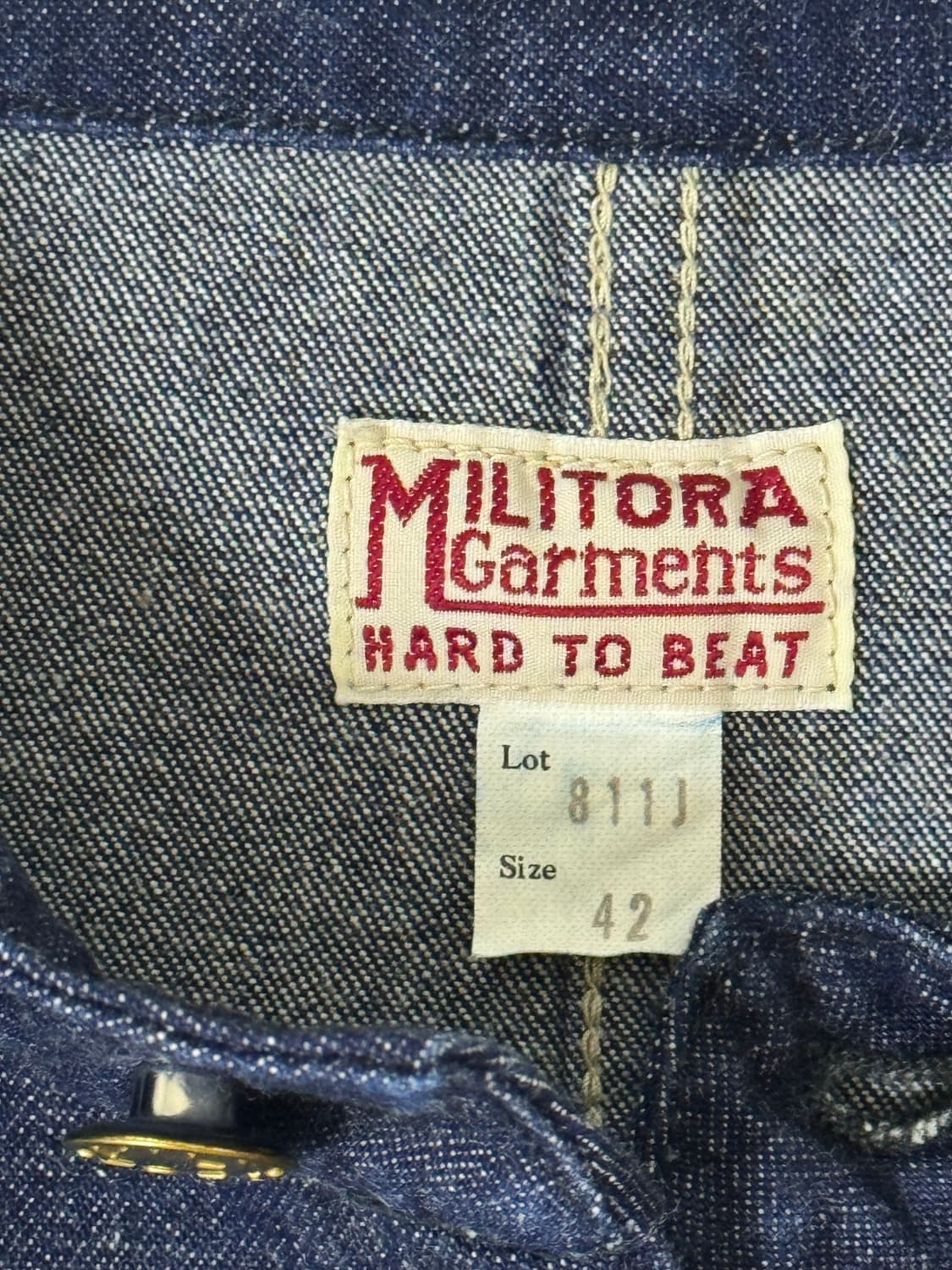 [밀리토라] lot. 811 데님 셋업 상품이미지6