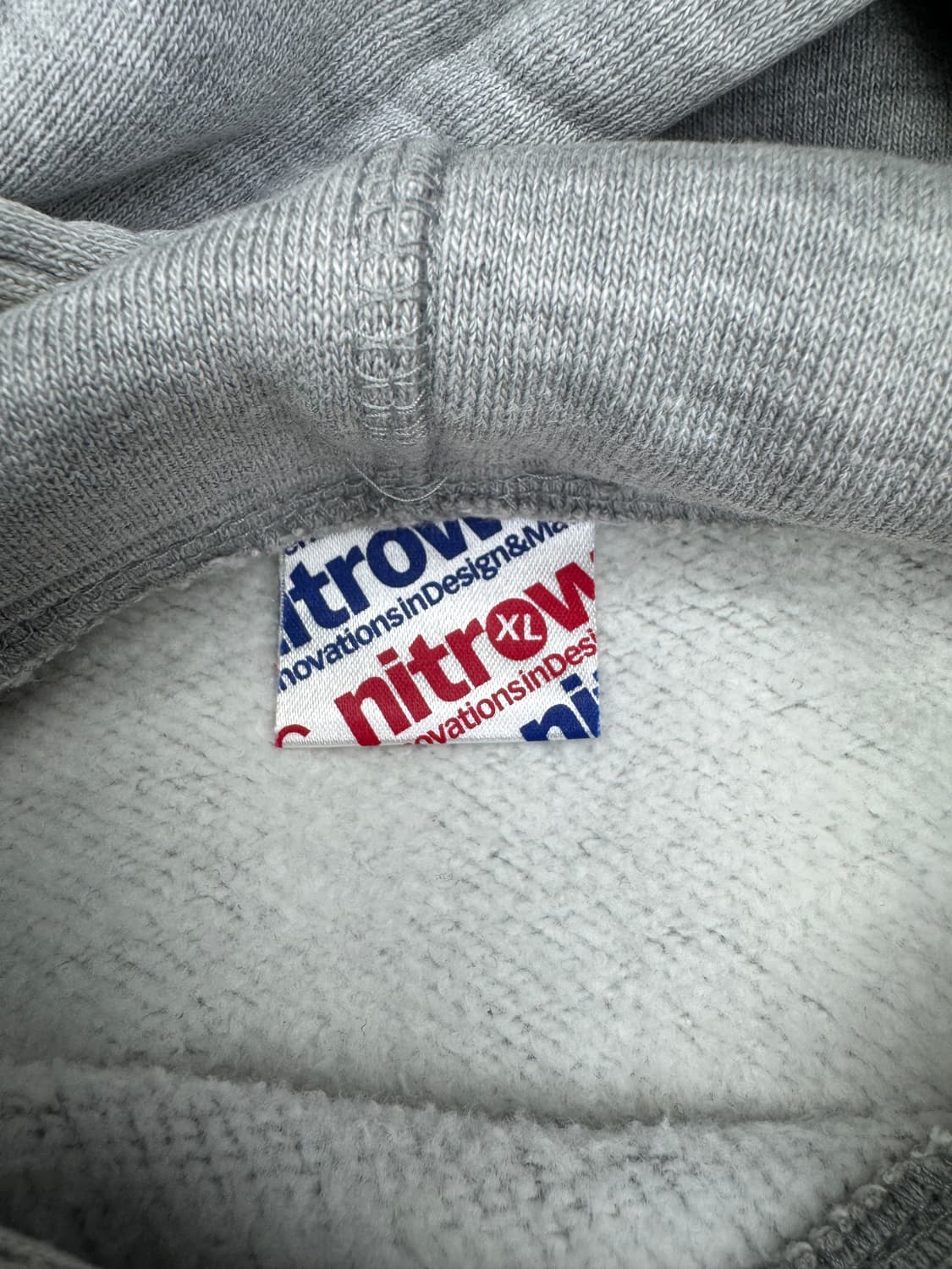 빈티지 00s 니트로우 Nitrow 스컬 그래픽 후드티 XL 상품이미지5