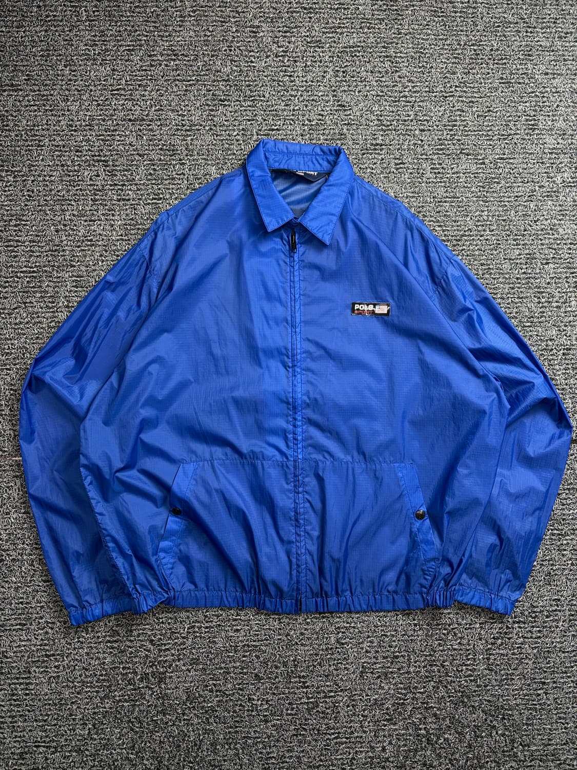 90s 폴로스포츠 올드스쿨 빅로고 우븐 박시핏 하드쉘 자켓 2083 상품이미지2