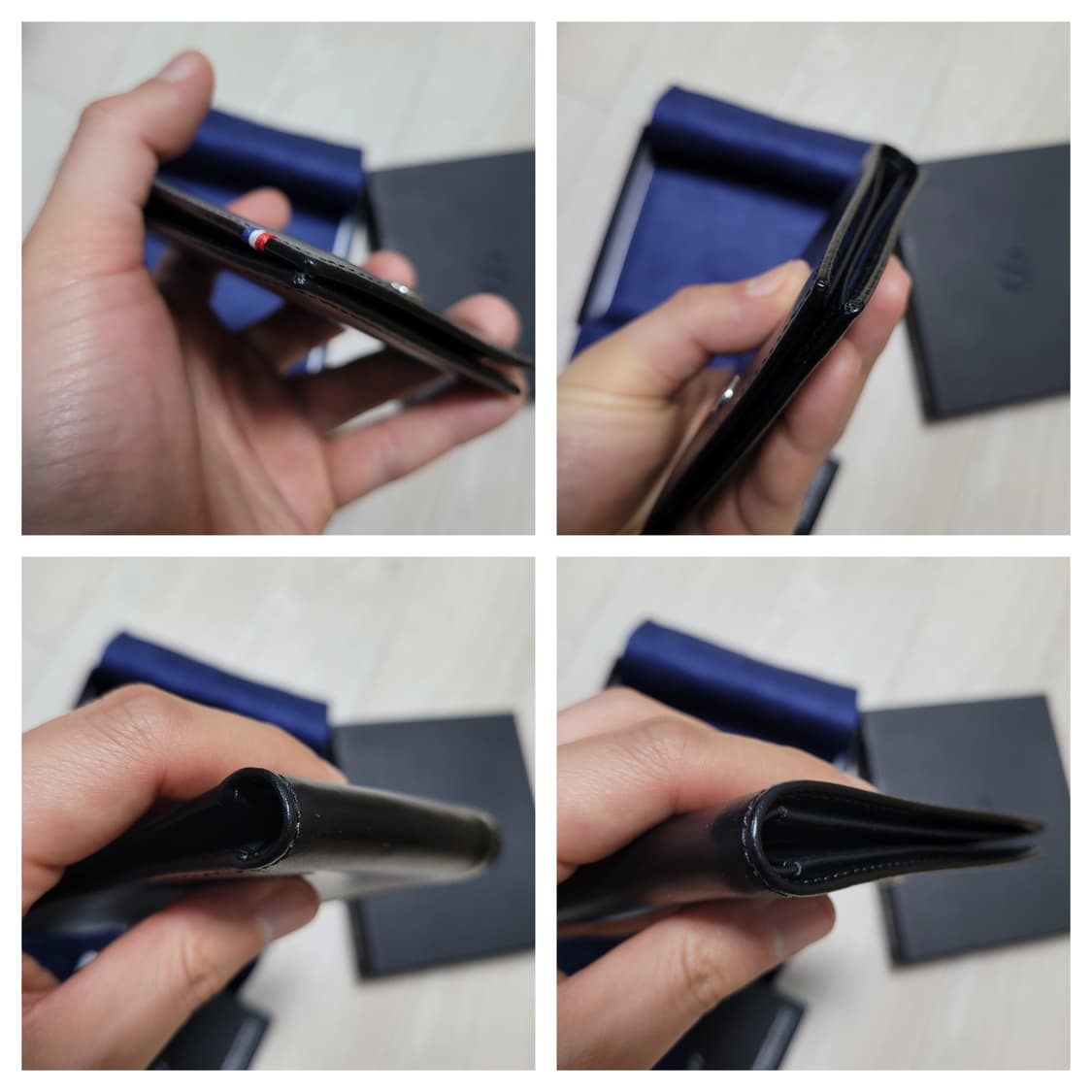 정품 듀퐁 블랙 반지갑 풀세트 상품이미지8