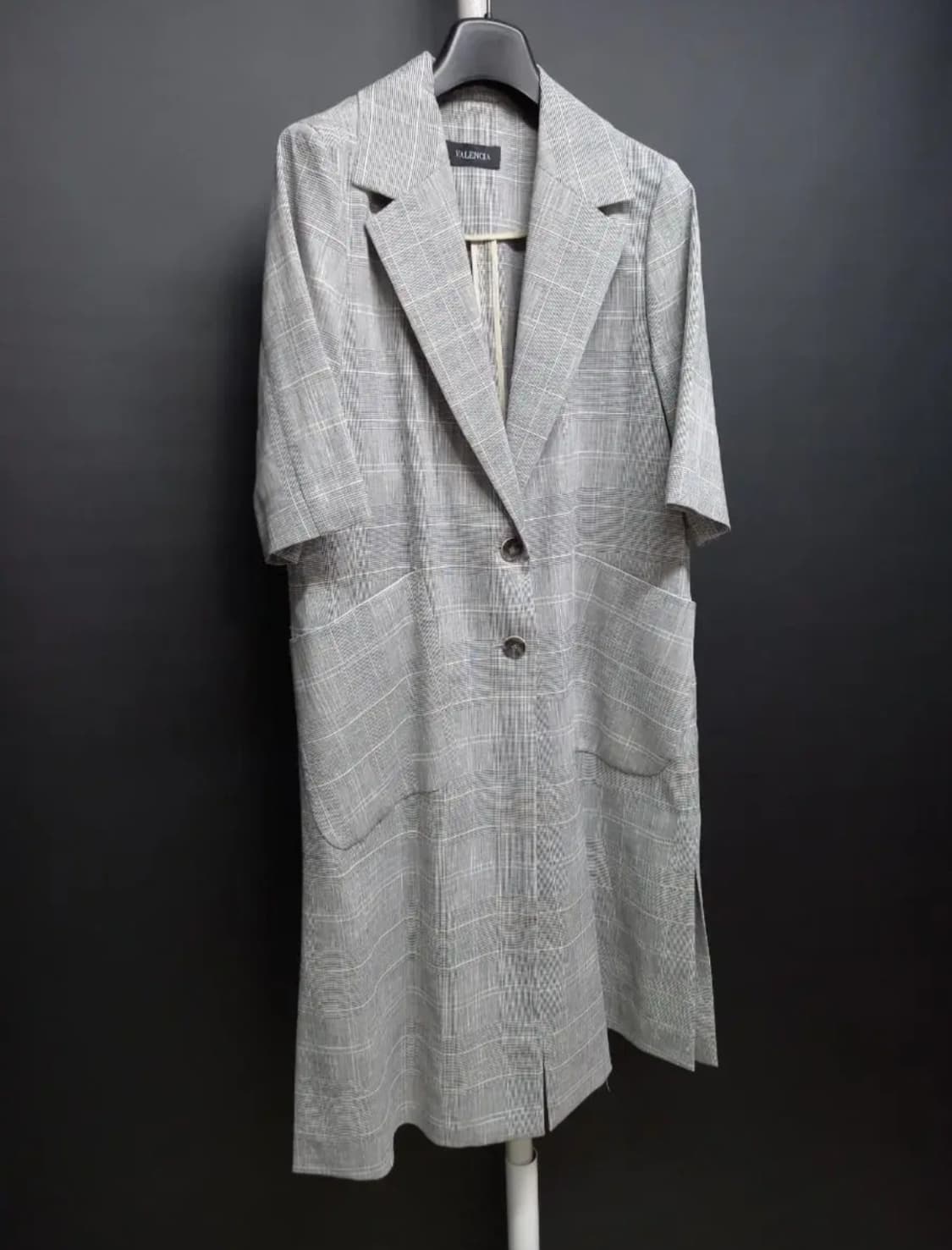 발렌시아 춘하추 홀겹 맥시 롱 코트 55 상품이미지3